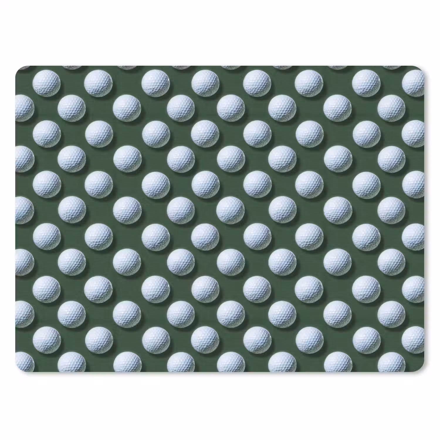 Ballen - Golf - Groen muismat rubber klein 262 -3d