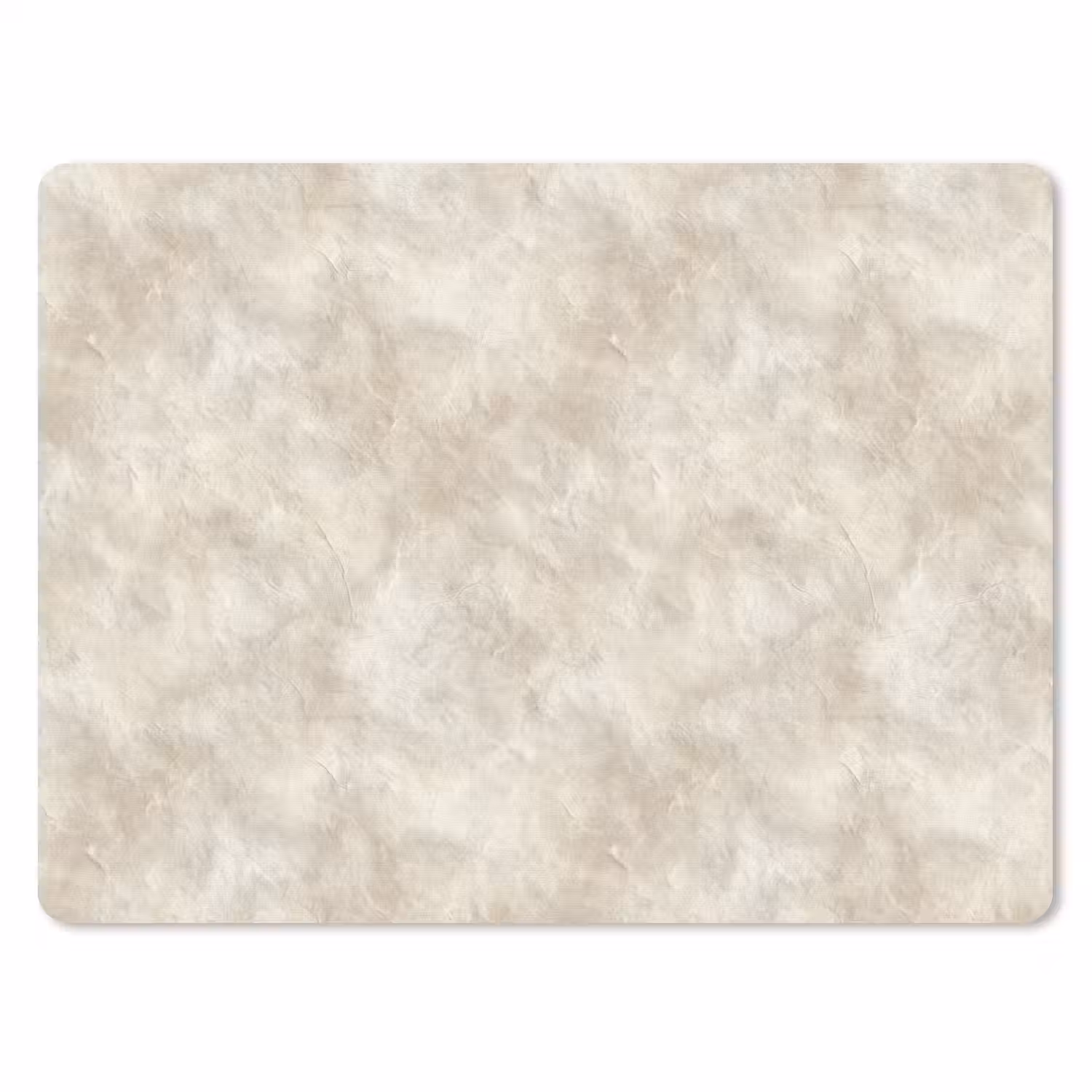 Beige - Reliƫfstructuur - Natuursteen muismat rubber klein 262 -3d