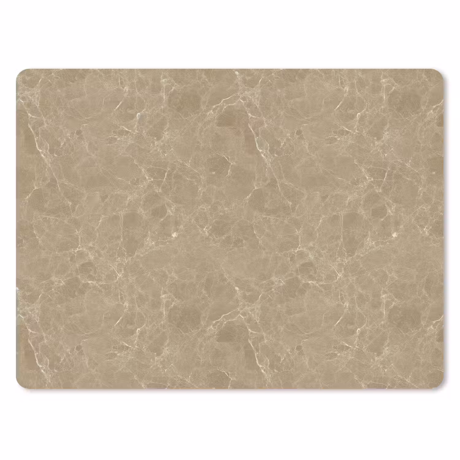 Beige - Marmer - Witte aders muismat rubber klein 262 -3d