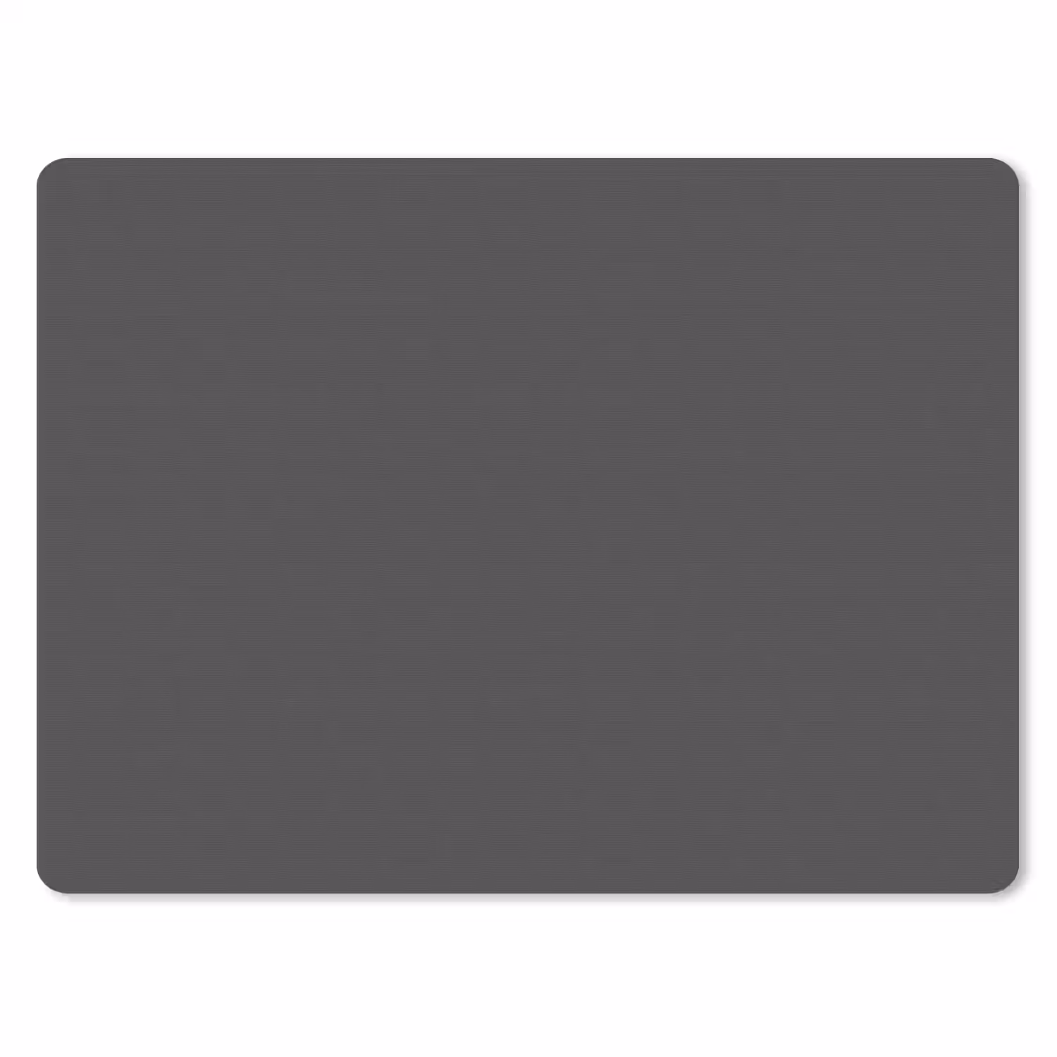 Charcoal - Grijs- Grey muismat rubber klein 262 -3d