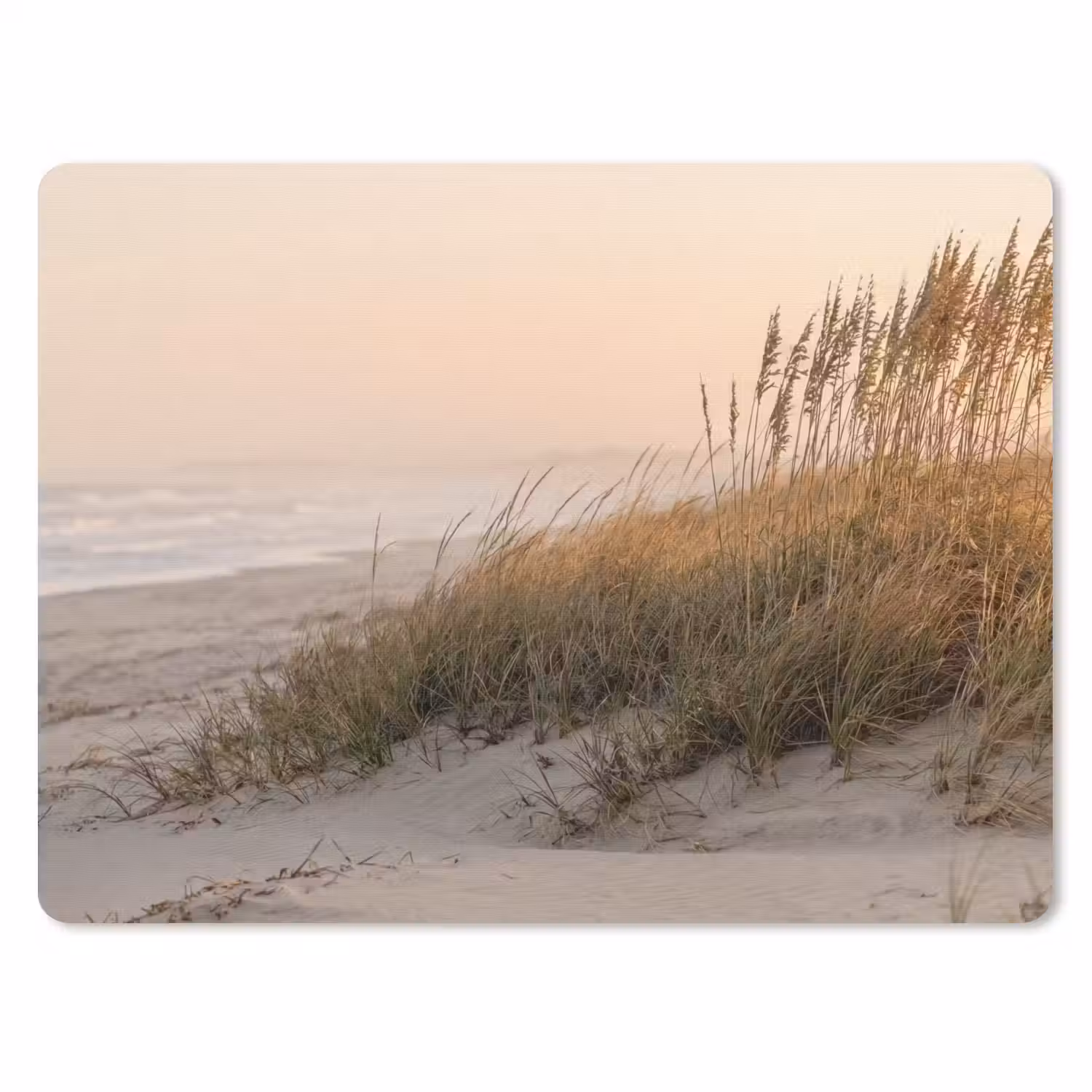 Duinlandschap - Zonsondergang - Strand muismat rubber klein -3d