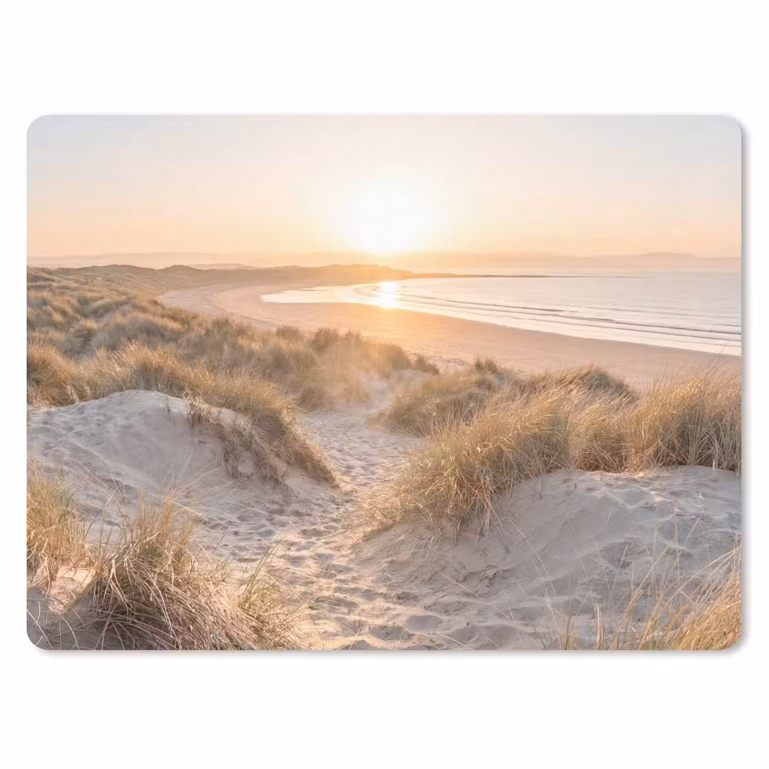 Duinen - Strand - Zee muismat rubber klein -3d