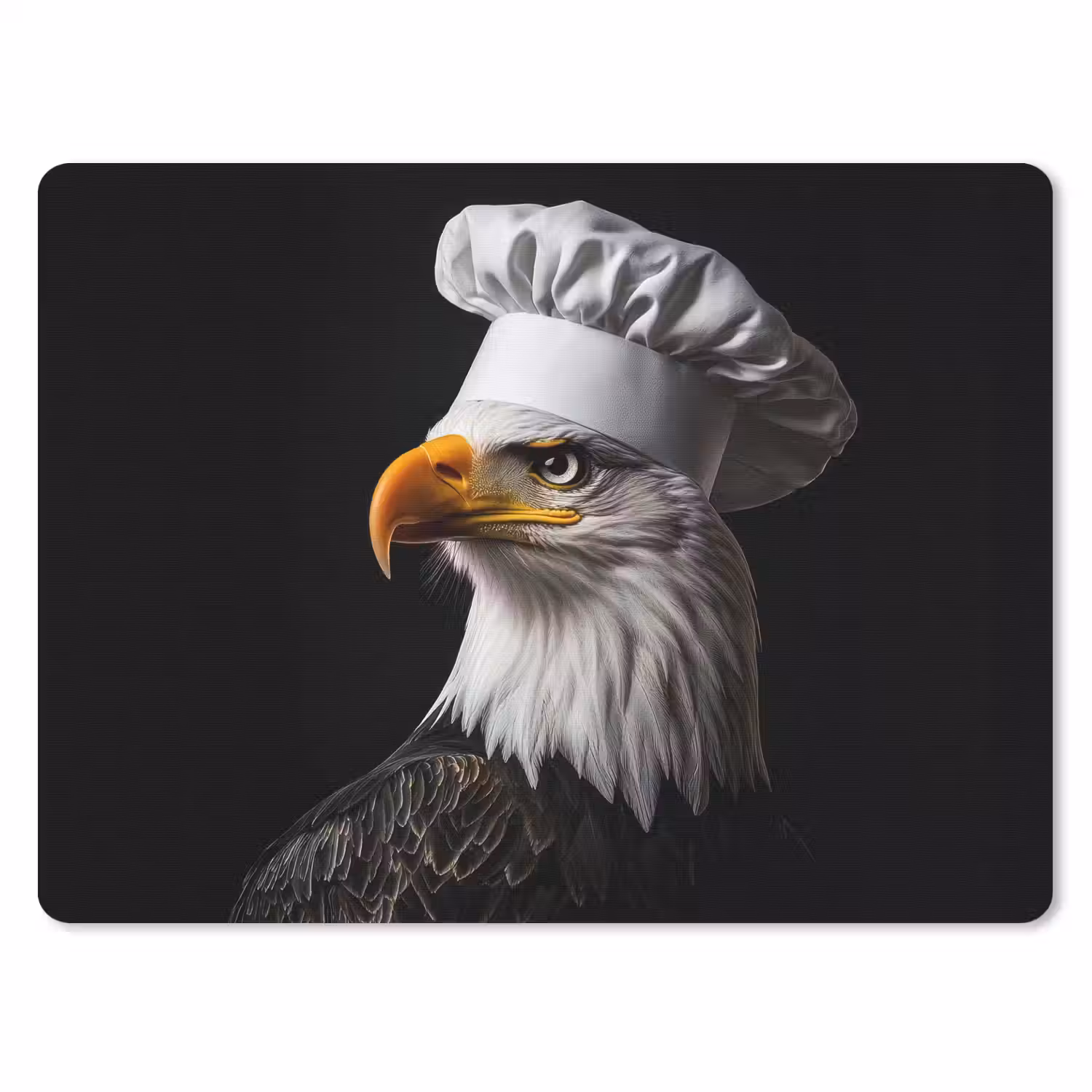 Arend -Amerika - Koksmuts - Vogel - Stoer muismat rubber klein -3d