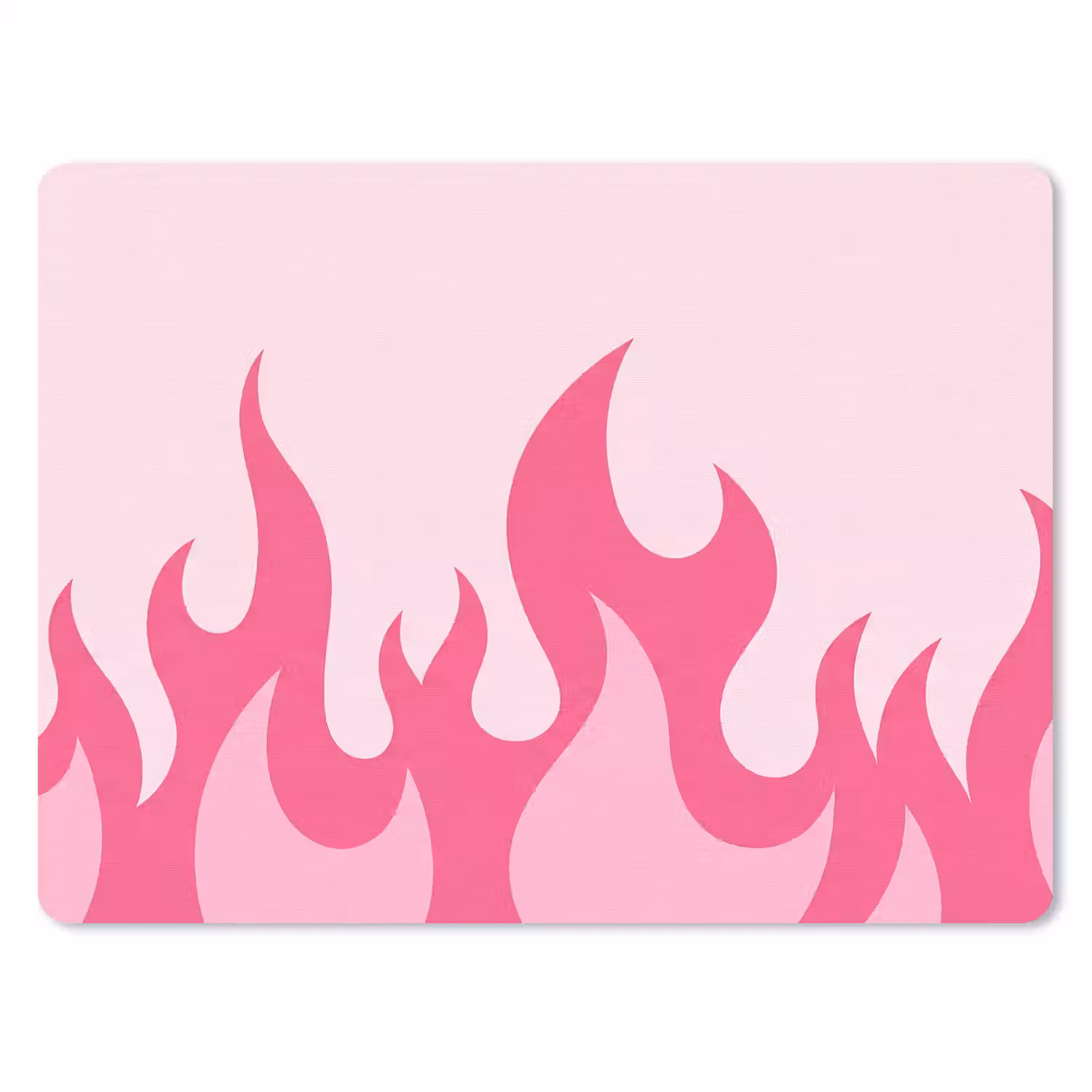 Vlammen - Patroon - Abstract - Modern - Roze muismat rubber klein -3d