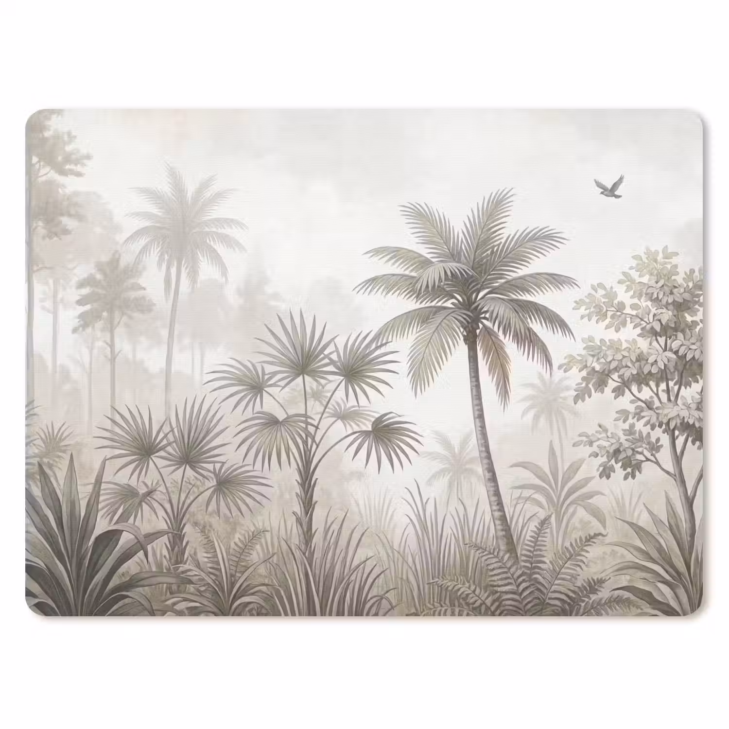 Jungle - Palmbomen - Natuur muismat rubber klein -3d