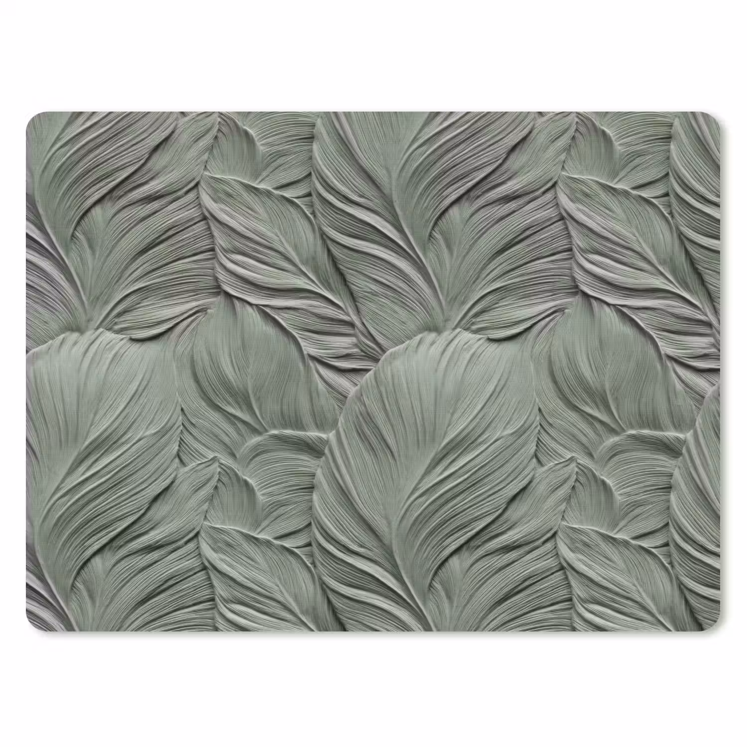 Bladeren - Textuur - Groen muismat rubber klein 262 -3d