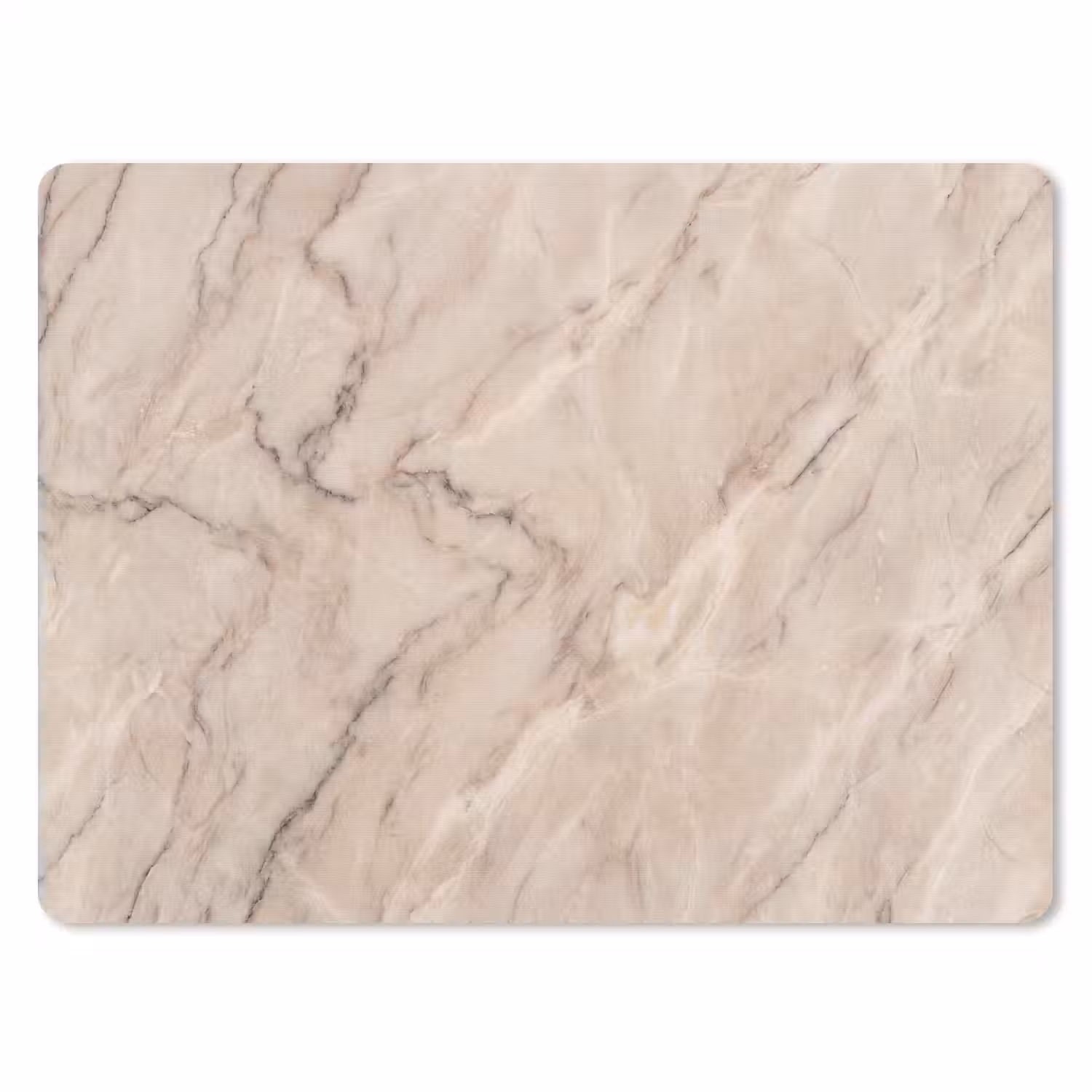 Marmer - Patroon - Abstract - Modern - Beige muismat rubber klein -3d