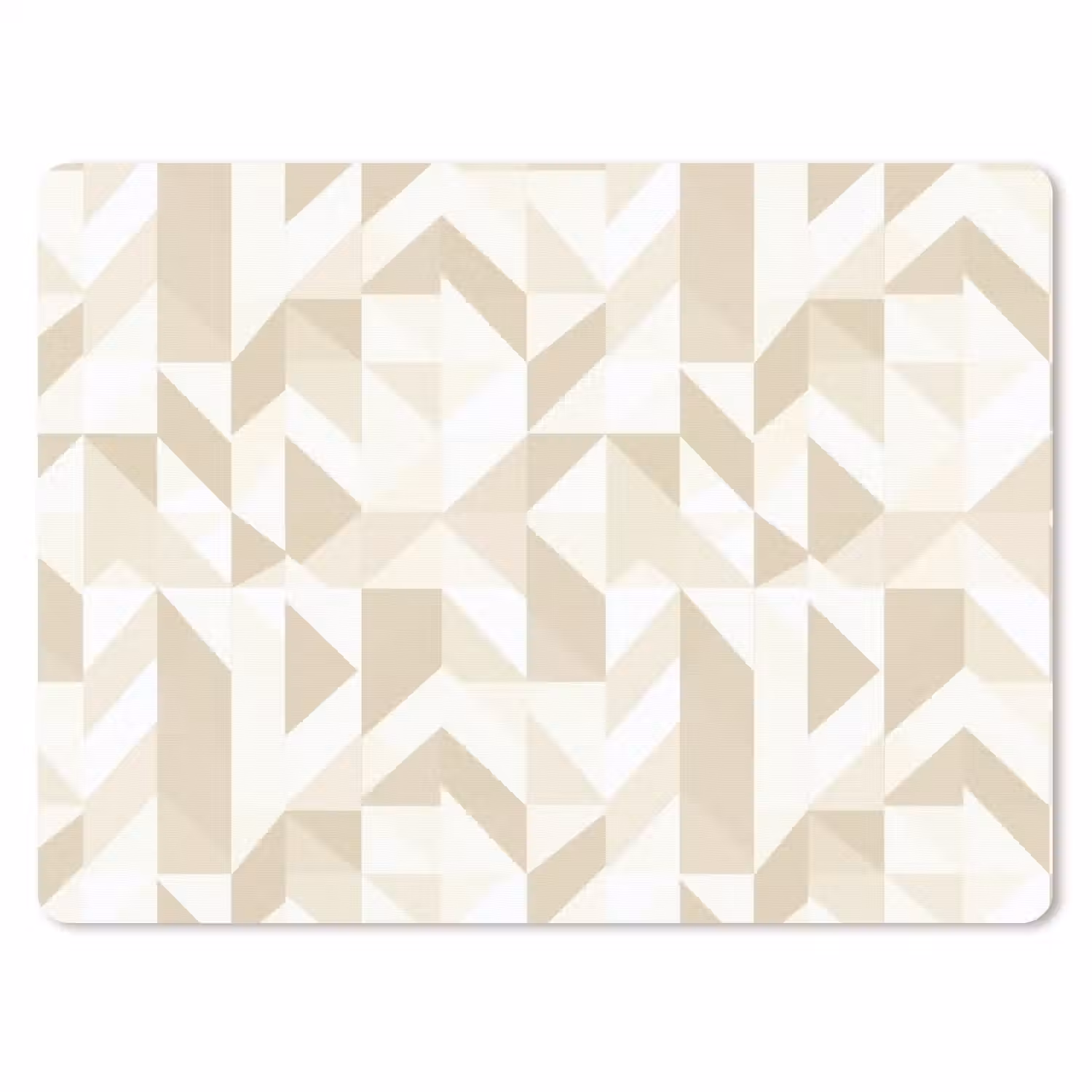 Modern - Abstract - Beige muismat rubber klein 262 -3d