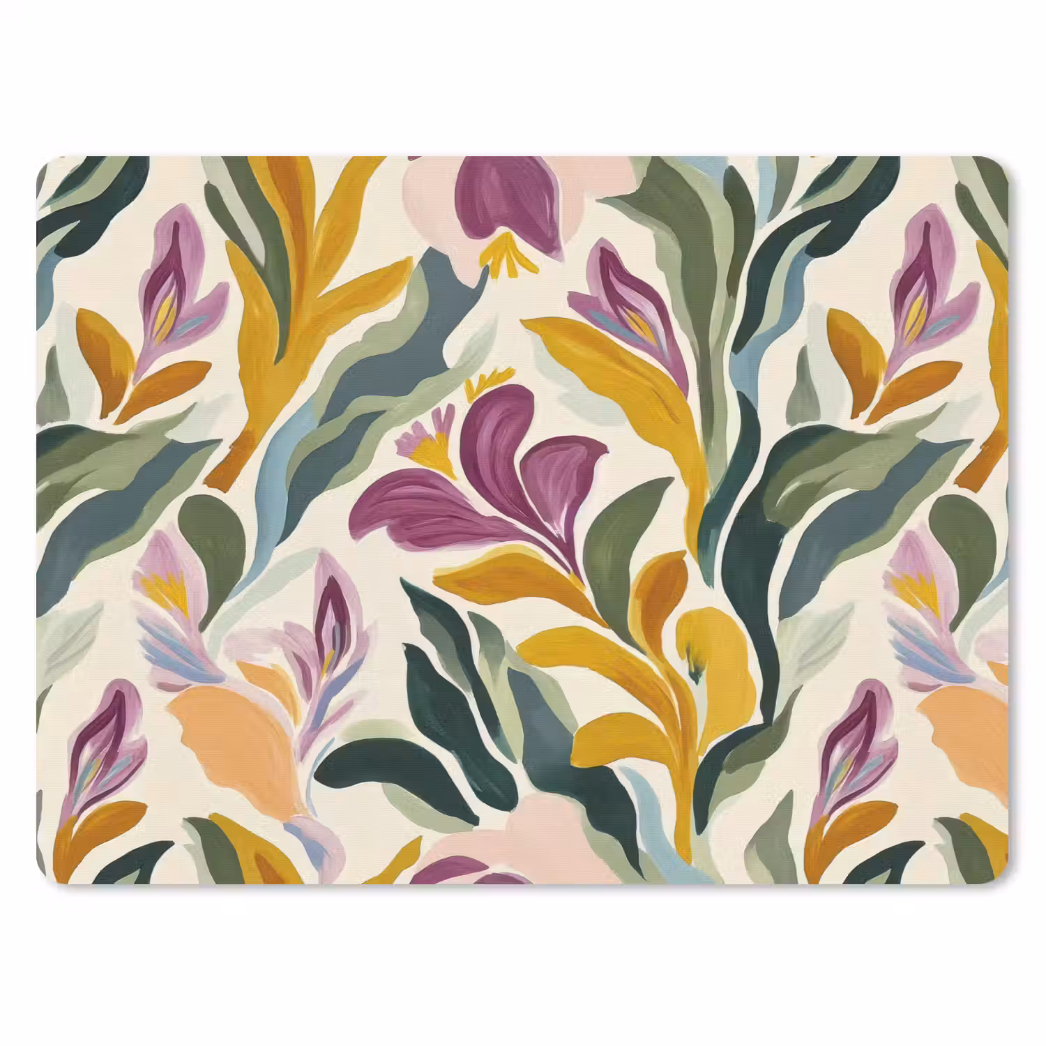 Modern - Abstract - Kleurrijk muismat rubber klein 262 -3d