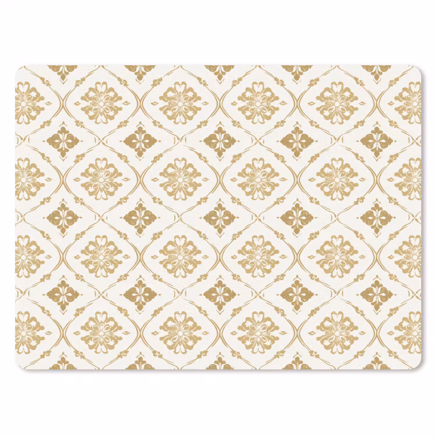Ornament - Klassiek - Goud muismat rubber klein 262 -3d
