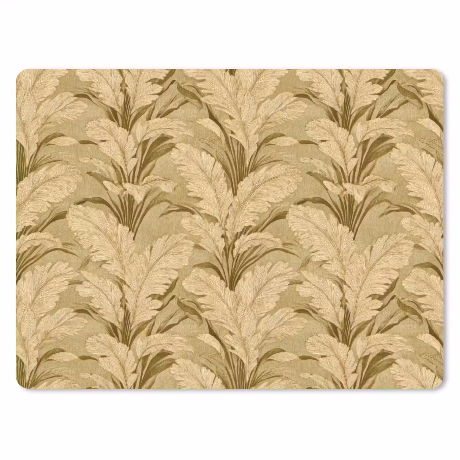 Palmbladeren - Klassiek - Groen muismat rubber klein 262 -3d