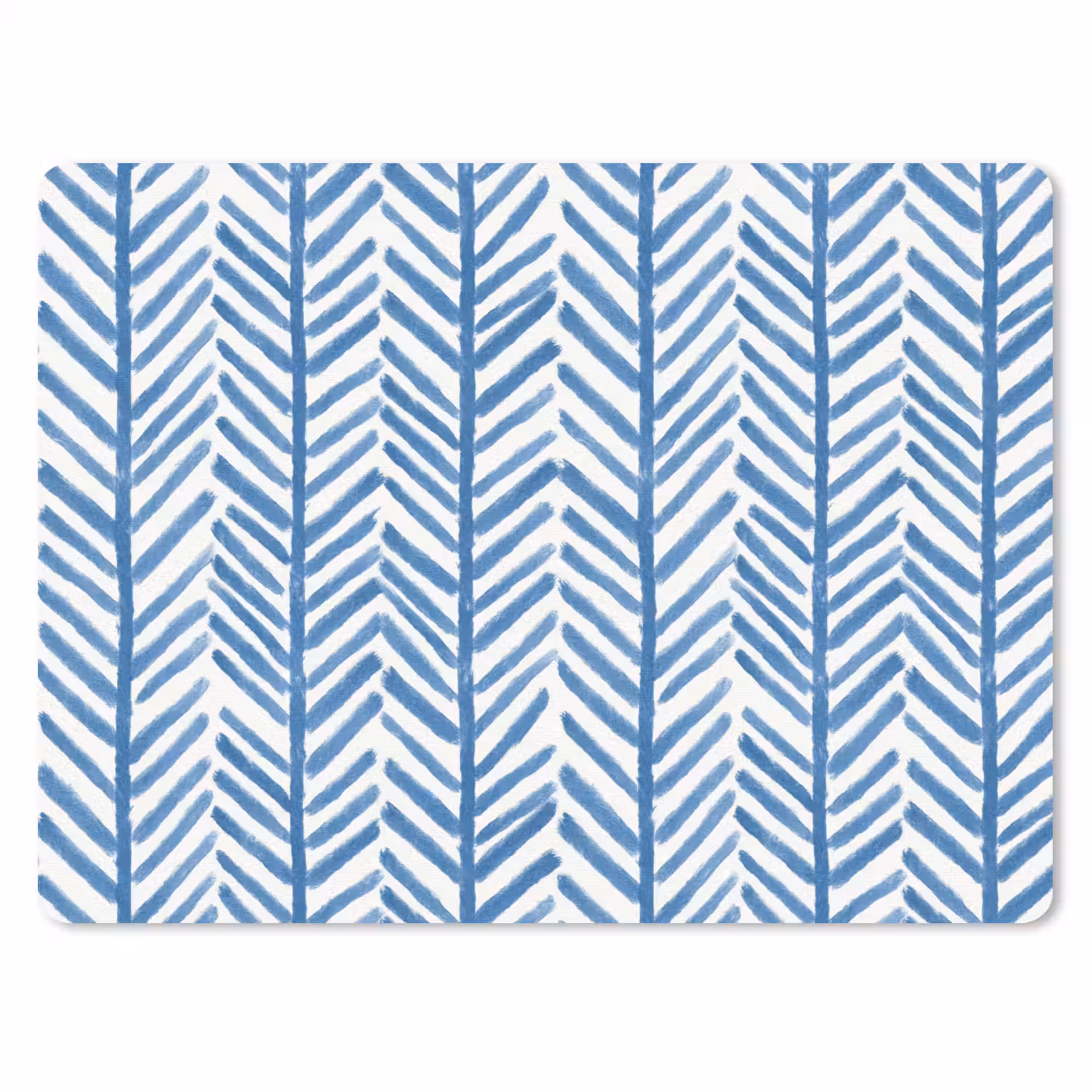 Patroon - Streep - Blauw muismat rubber klein 262 -3d