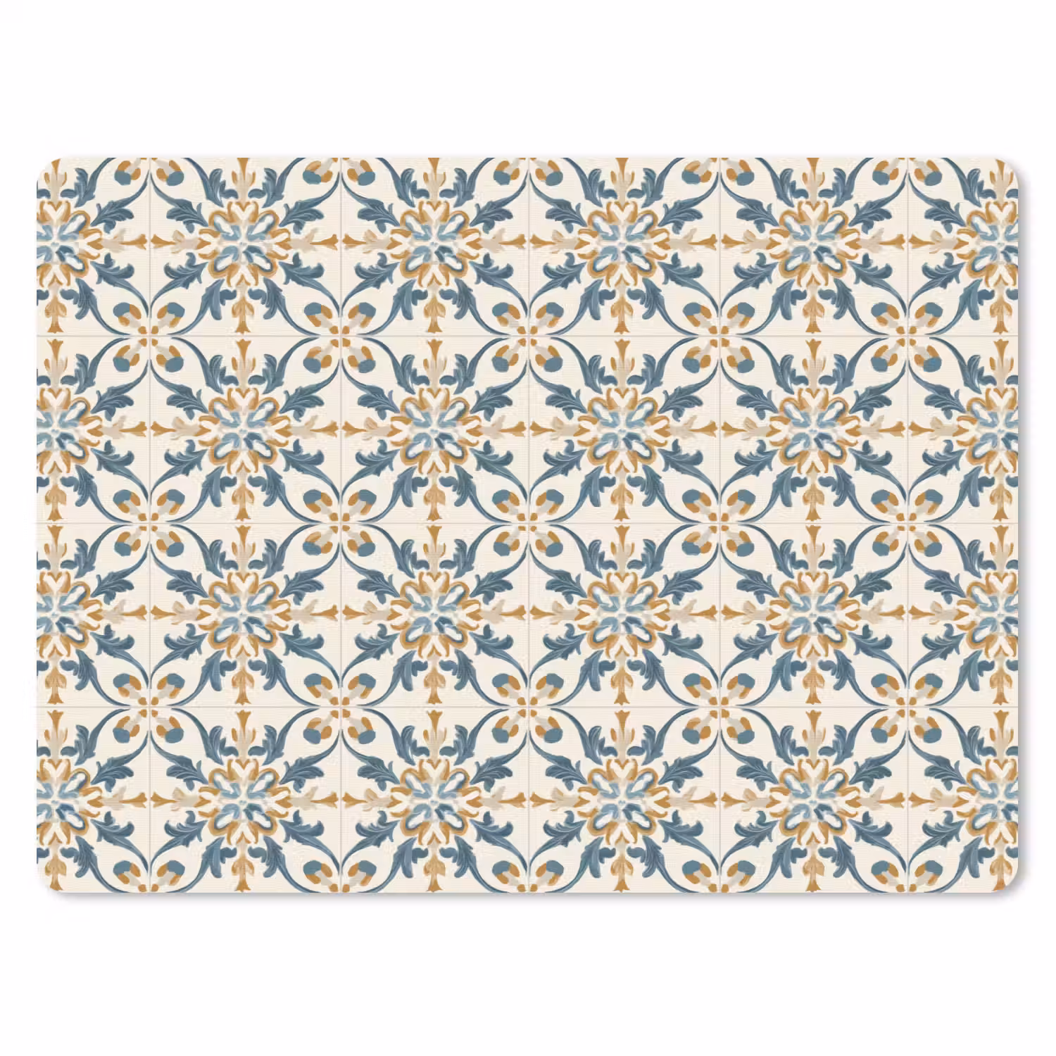 Patroon - Klassiek - Kleurrijk muismat rubber klein 262 -3d