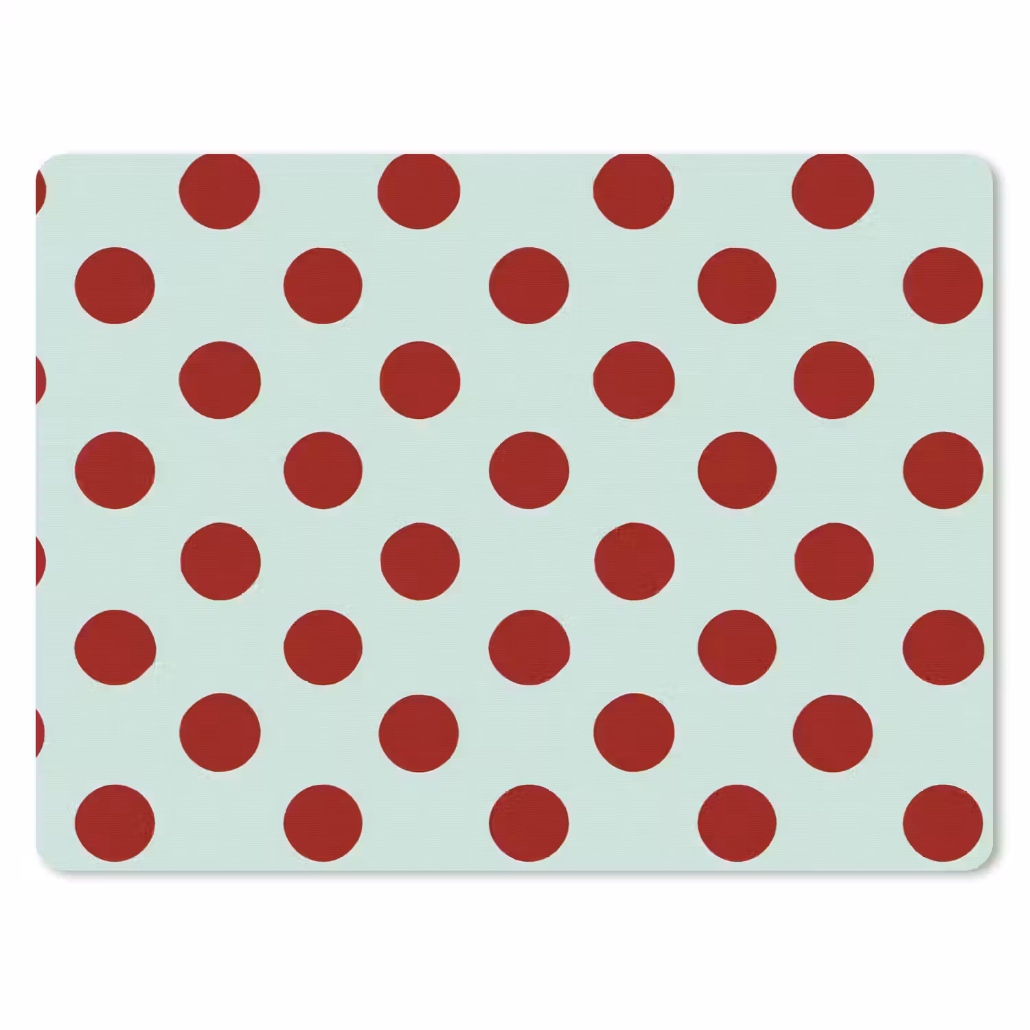 Polka - Dots - Rood muismat rubber klein 262 -3d
