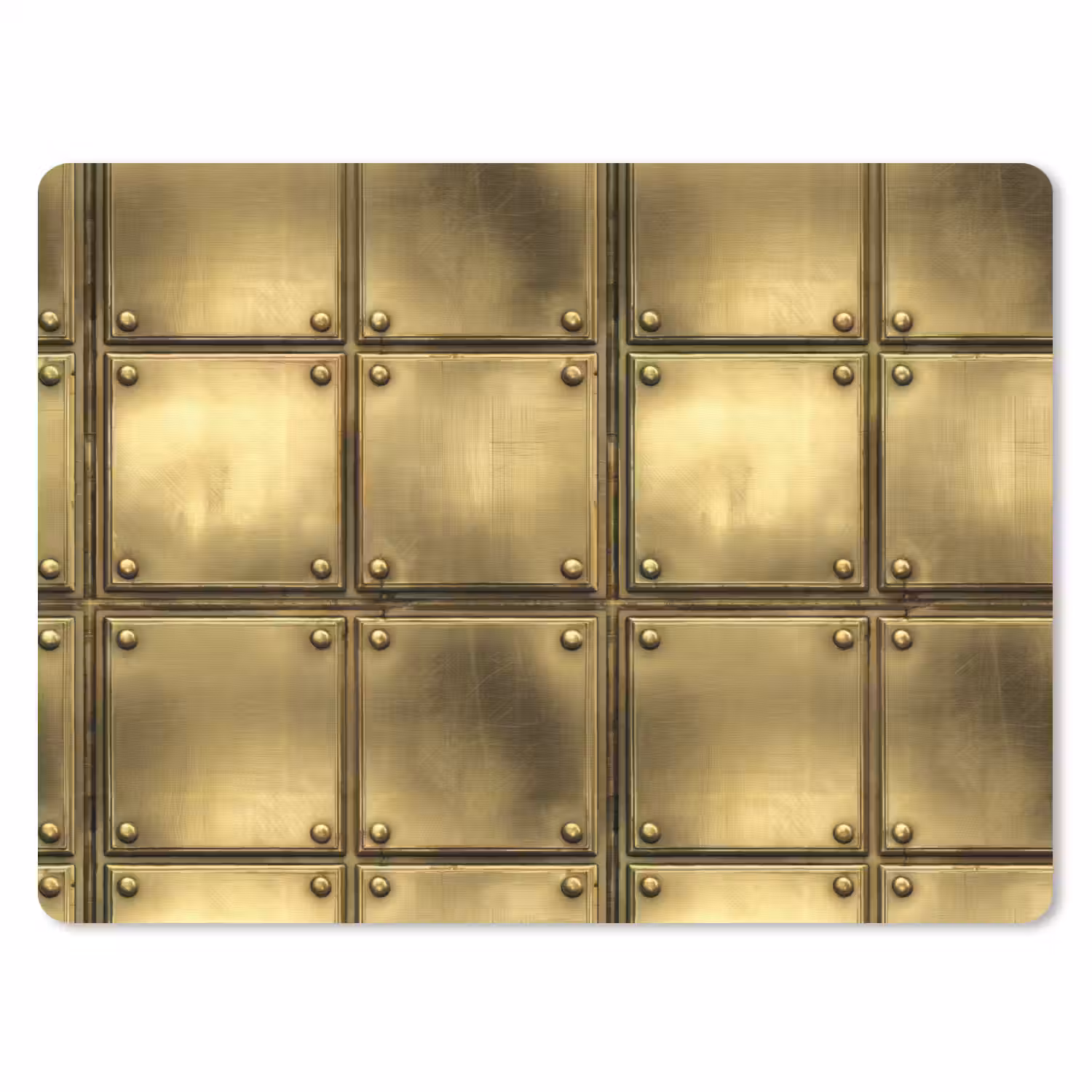 Platen - Industrieel - Stoer - Goud muismat rubber klein 262 -3d