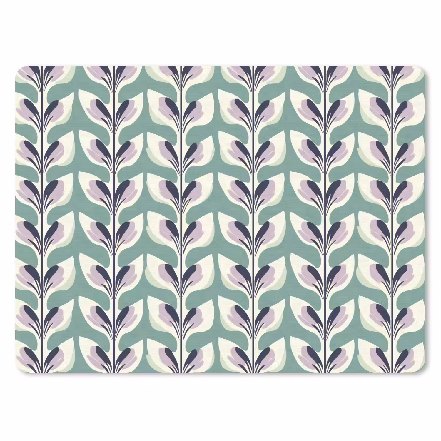 Retro - Modern - Groen muismat rubber klein 262 -3d