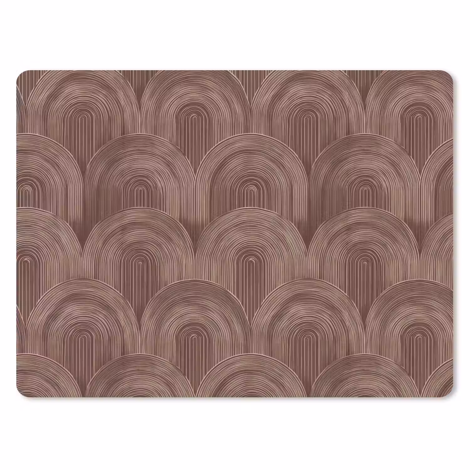 Ritmisch - Effect - Bruin muismat rubber klein 262 -3d