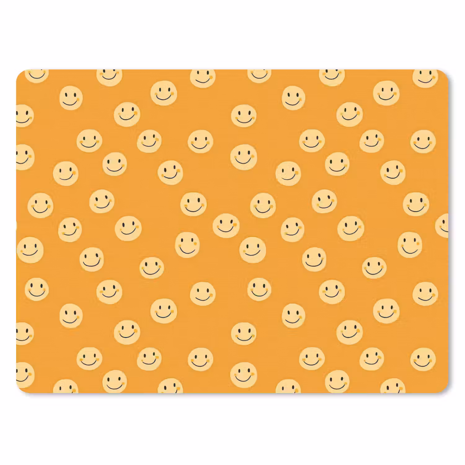 Smileys - Retro - Heel muismat rubber klein 262 -3d
