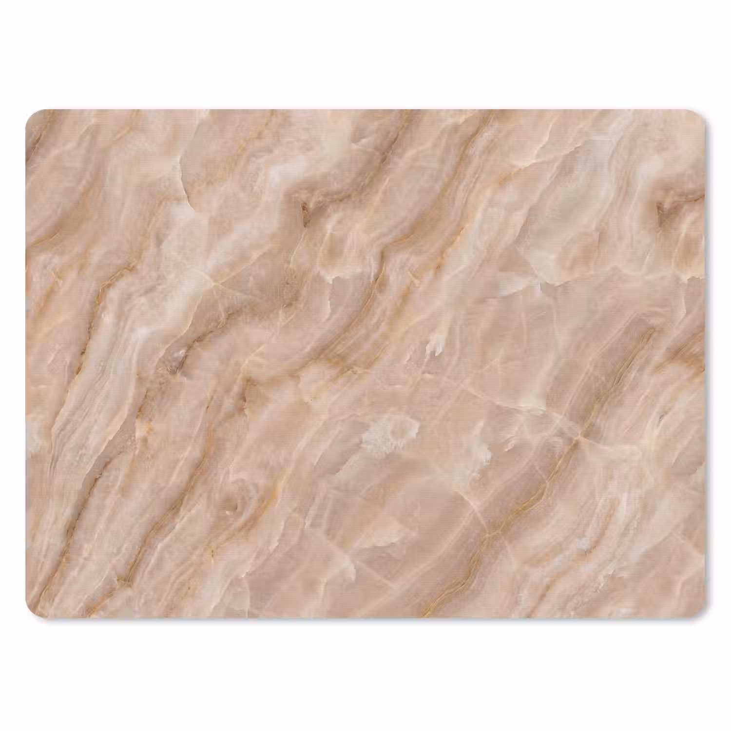 Steen - Ader - Natuur - Modern - Beige muismat rubber klein -3d