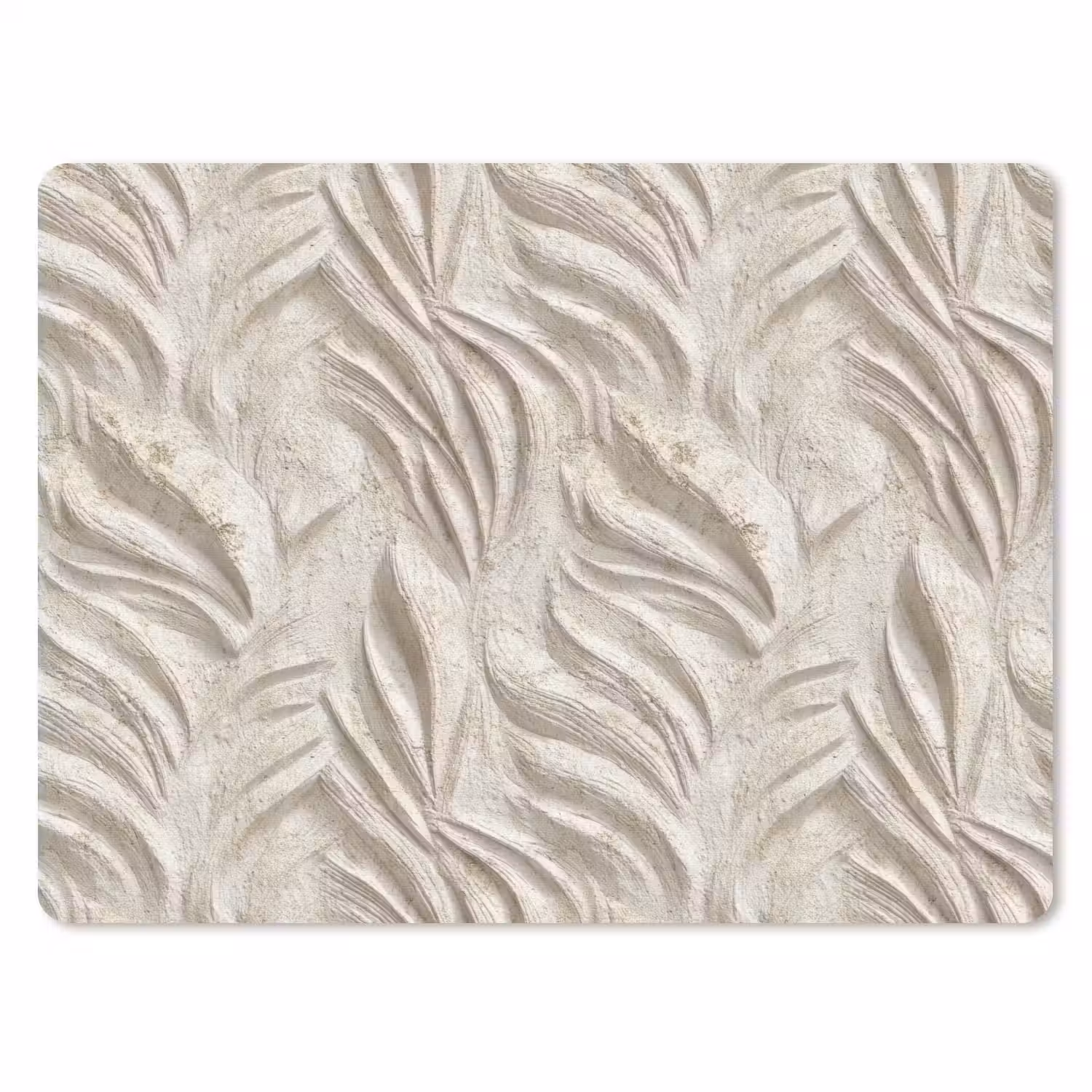 Textuur - Reliëf - Beige muismat rubber klein 262 -3d