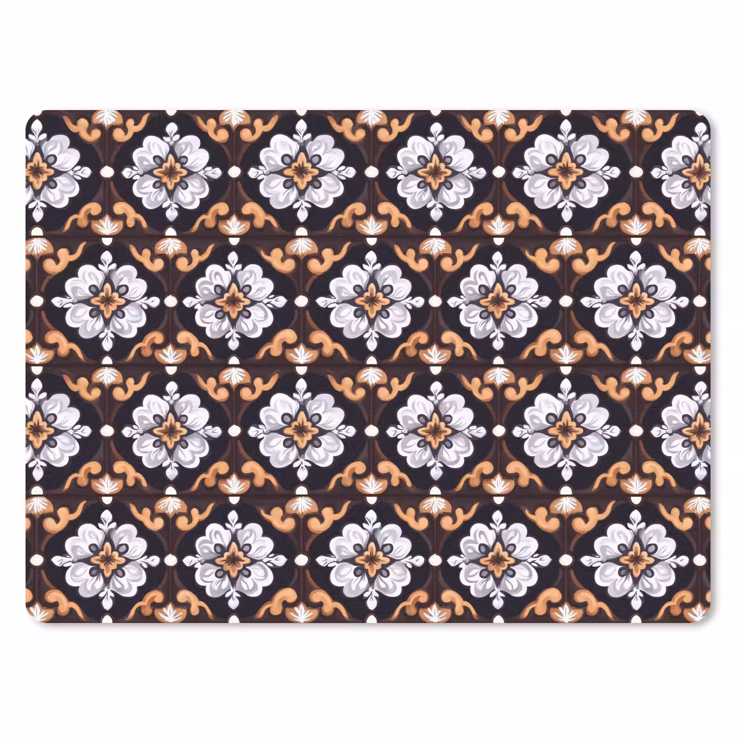 traditioneel - Element - Kleurrijk muismat rubber klein 262 -3d
