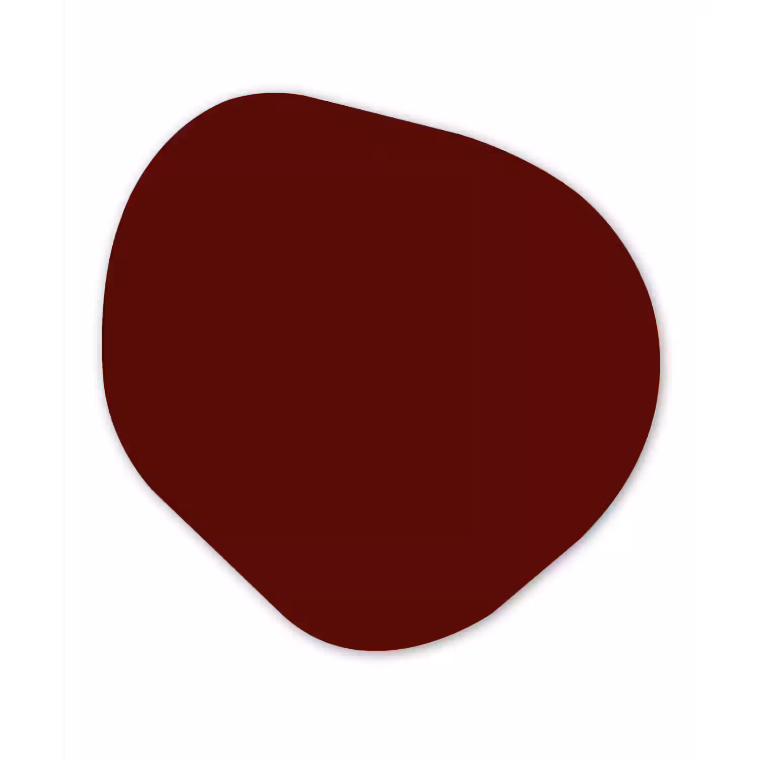 Burnt - Mahogany - Rood Wandcirkel Organisch Forex 3mm klein 629 -3d