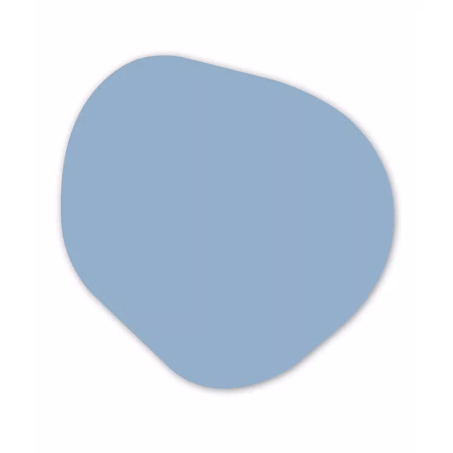 Dusty - Denim - Blauw Wandcirkel Organisch Forex 3mm klein 629 -3d