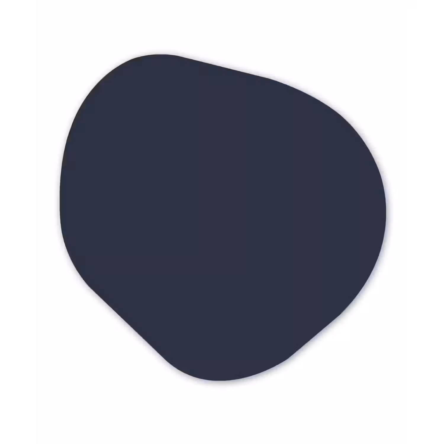 Midnight - Swing - Blauw Wandcirkel Organisch Forex 3mm klein 629 -3d