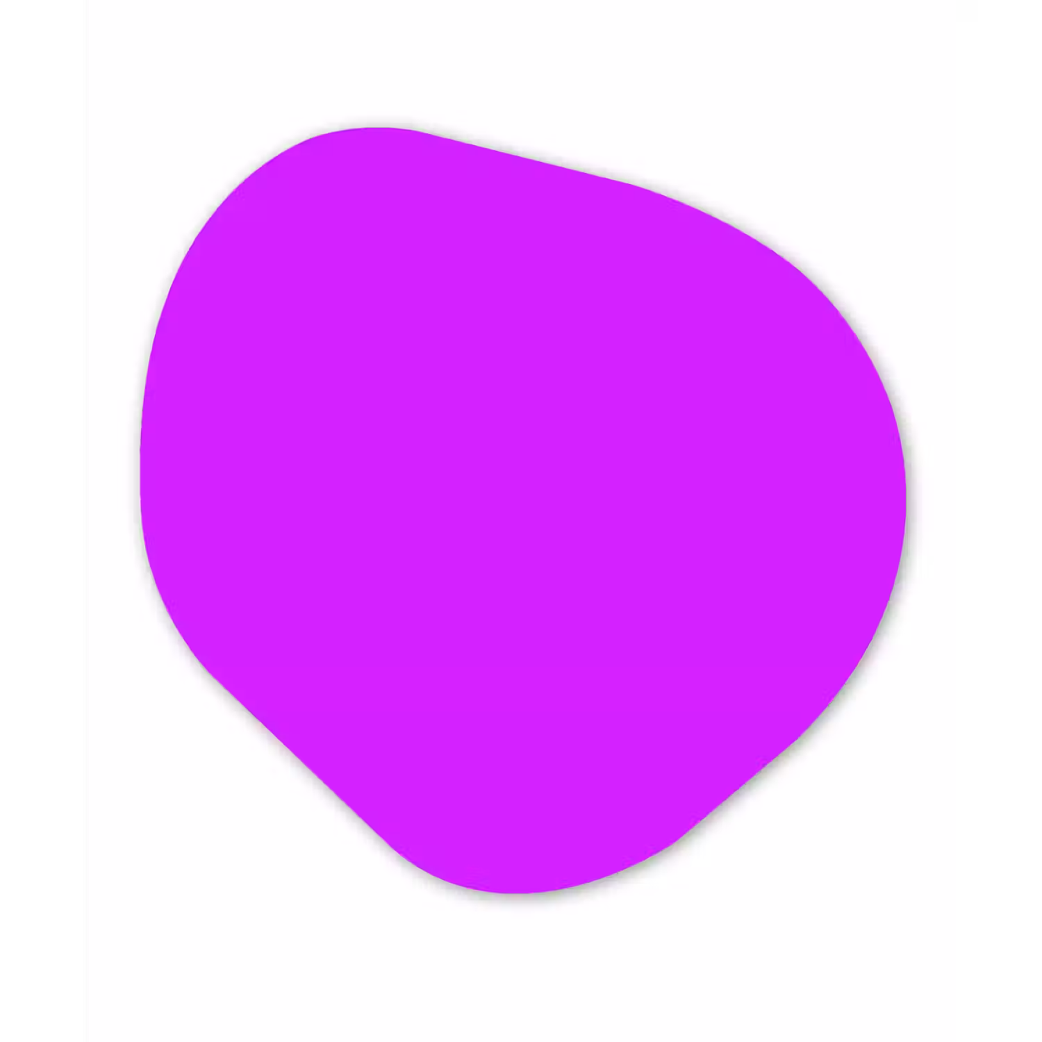 Neon - Orchid - Paars Wandcirkel Organisch Forex 3mm klein 629 -3d
