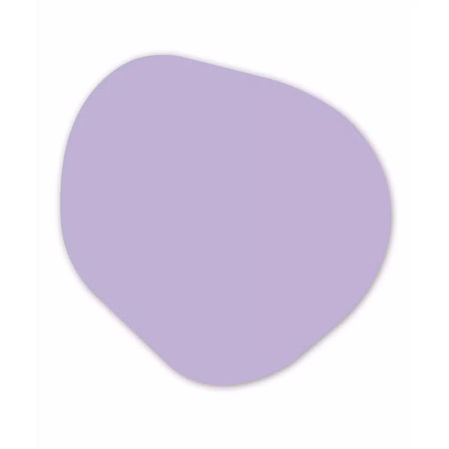 Pastel - Lilac - Paars Wandcirkel Organisch Forex 3mm klein 629 -3d