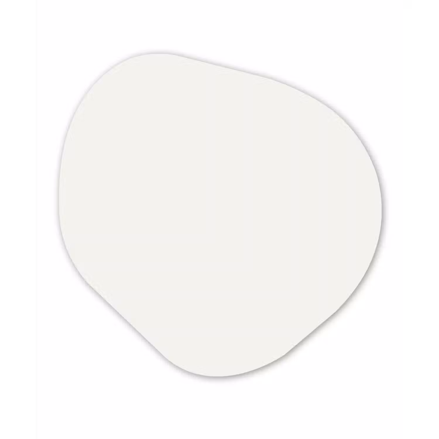 Pure - Alabaster - Wit Wandcirkel Organisch Forex 3mm klein 629 -3d