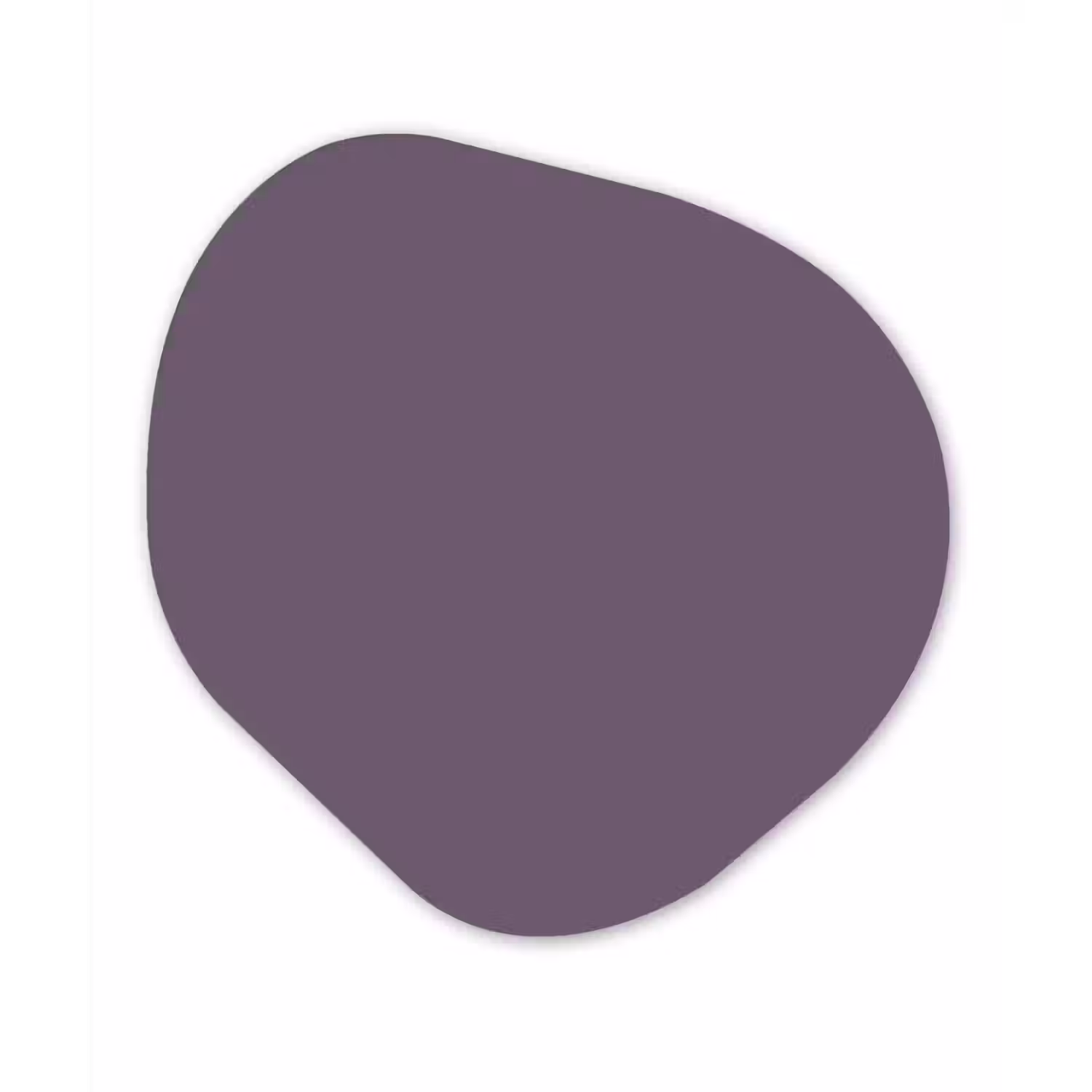Velvet - Aubergine - Paars Wandcirkel Organisch Forex 3mm klein 629 -3d