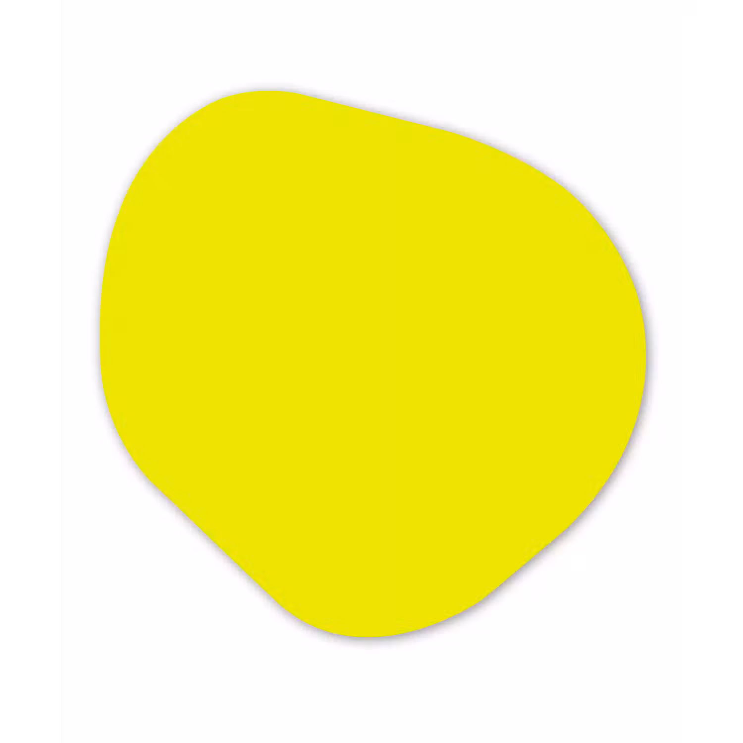 Bright - Canary - Geel Wandcirkel Organisch Aluminium middel 851 -3d
