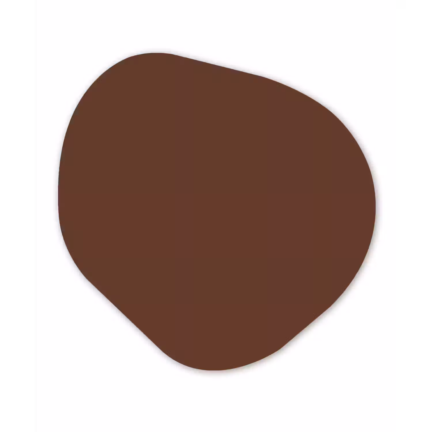 Deep - Clay - Brown - Bruin Wandcirkel Organisch Aluminium middel 851 -3d