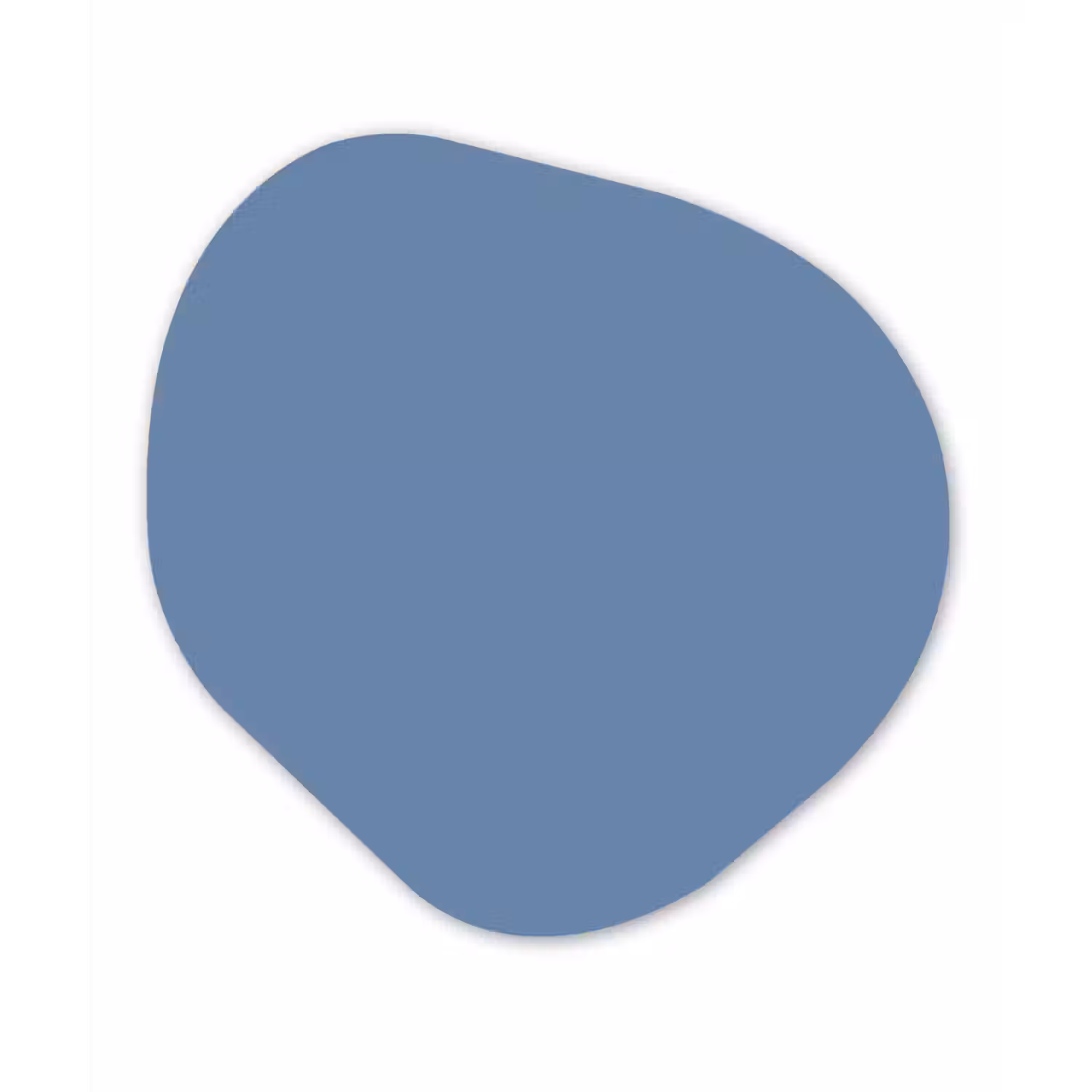 Denim - Breeze - Blauw Wandcirkel Organisch Aluminium middel 851 -3d