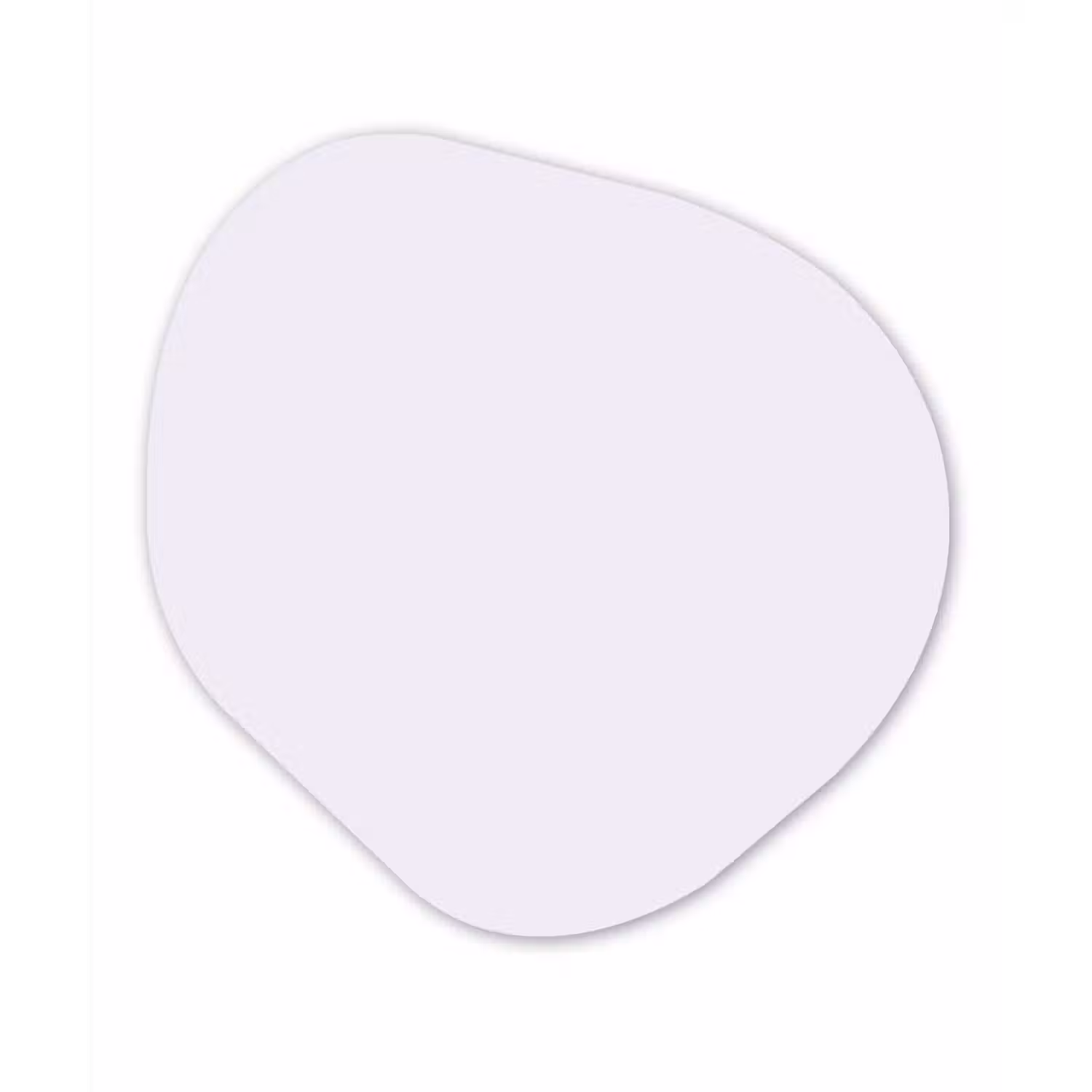 Lilac - Luxe - Paars Wandcirkel Organisch Aluminium middel 851 -3d