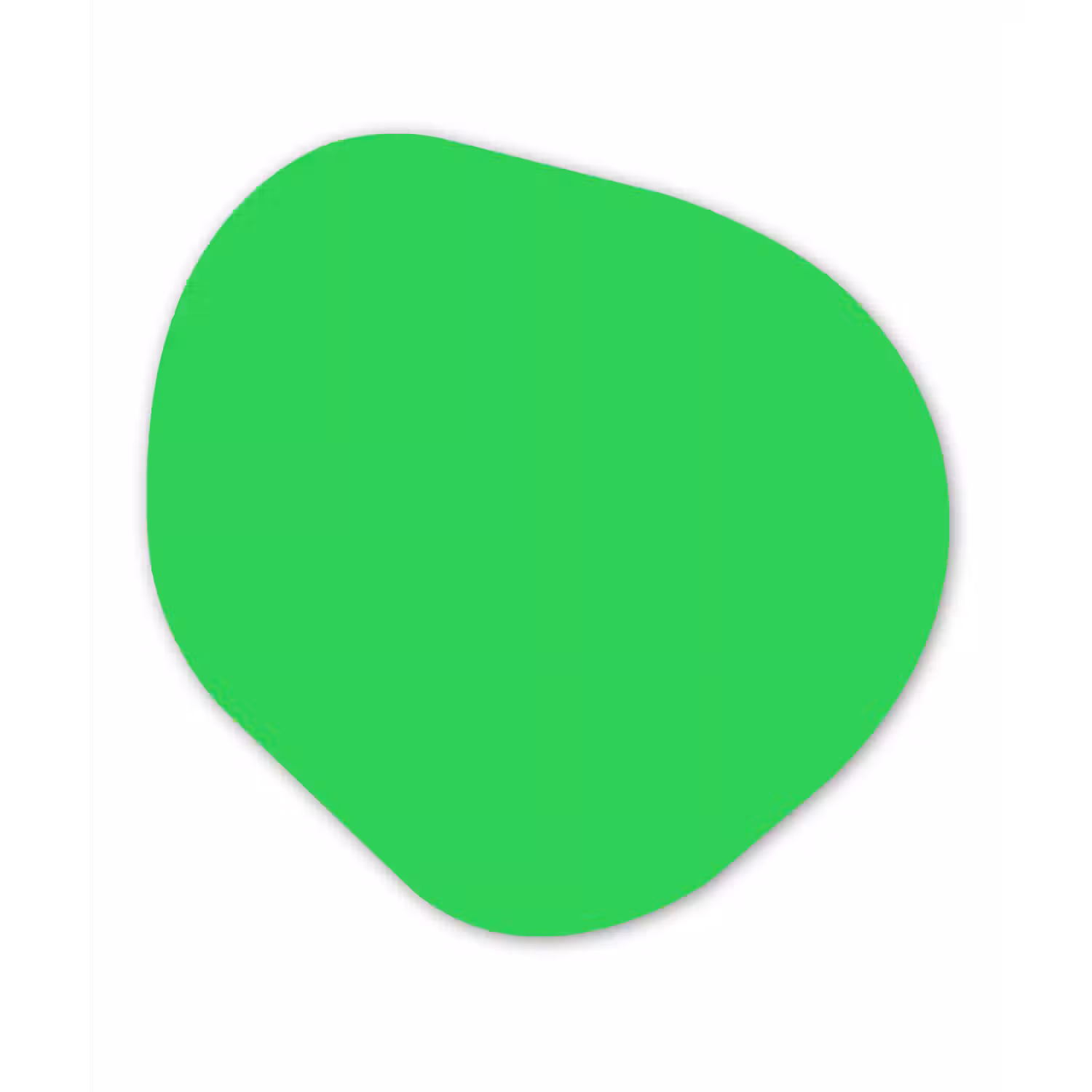 Mint - Green - Groen Wandcirkel Organisch Aluminium middel 851 -3d
