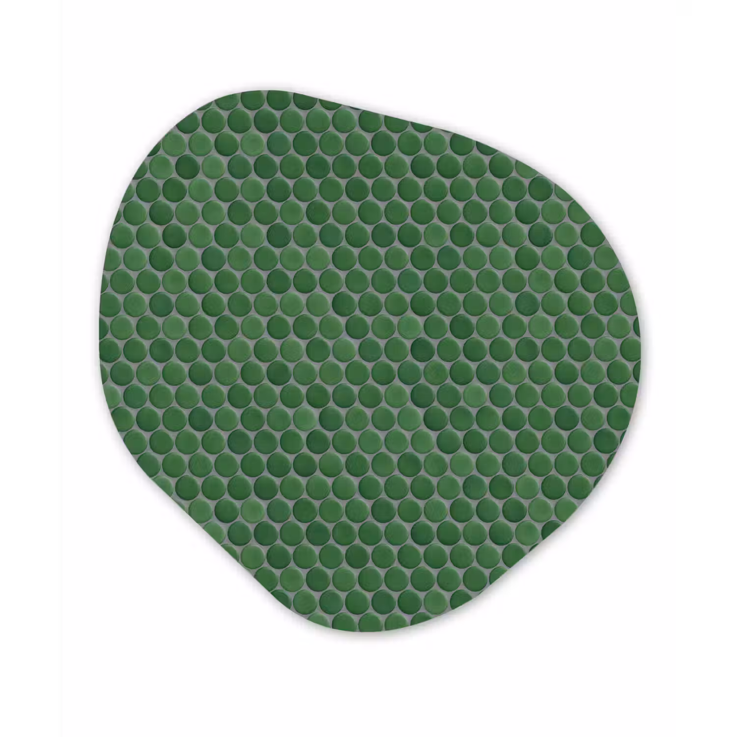 Penny - Mozaïek - Bosgroen - Green Wandcirkel Organisch Aluminium middel 851 -3d