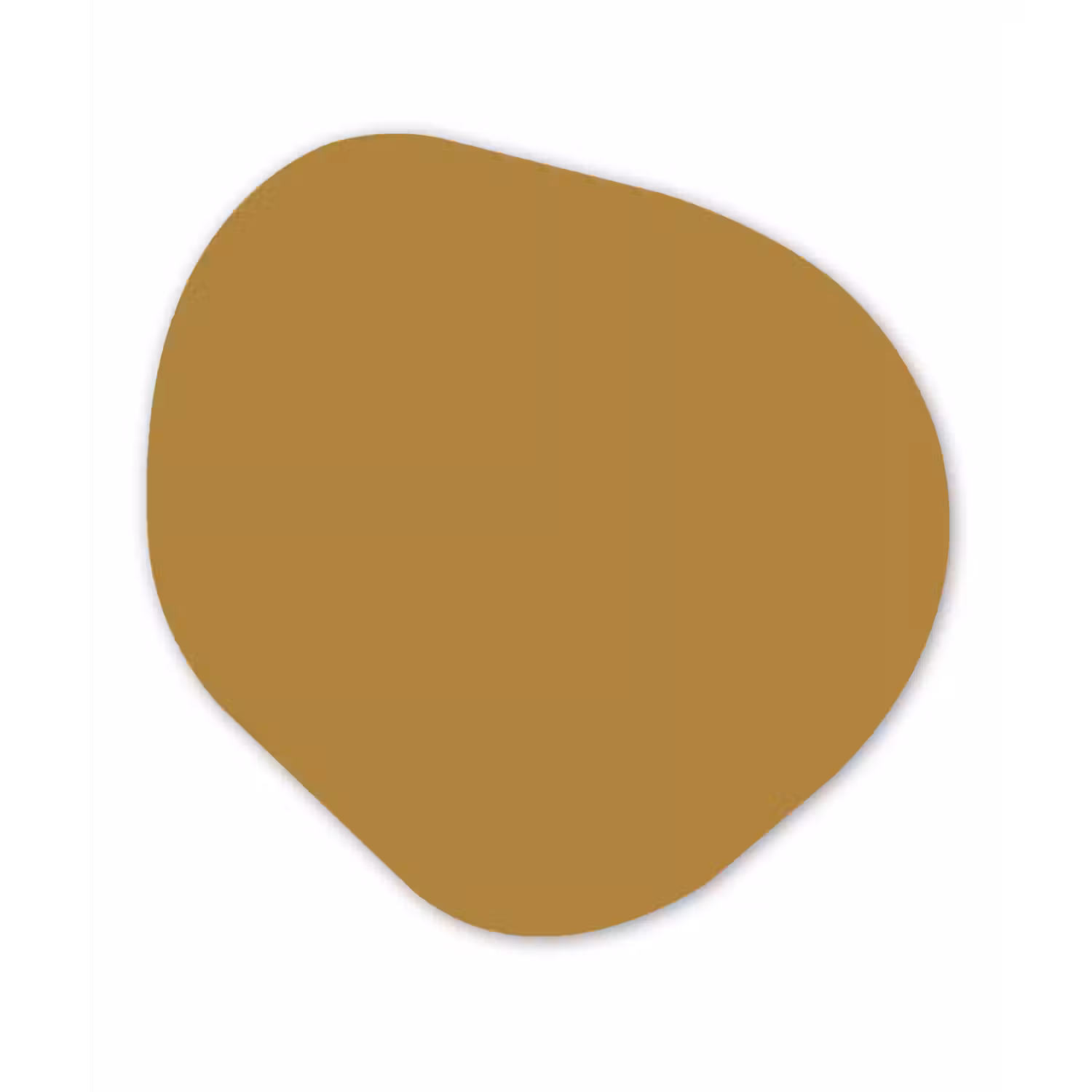 Rhythmic - Ochre - Geel Wandcirkel Organisch Aluminium middel 851 -3d