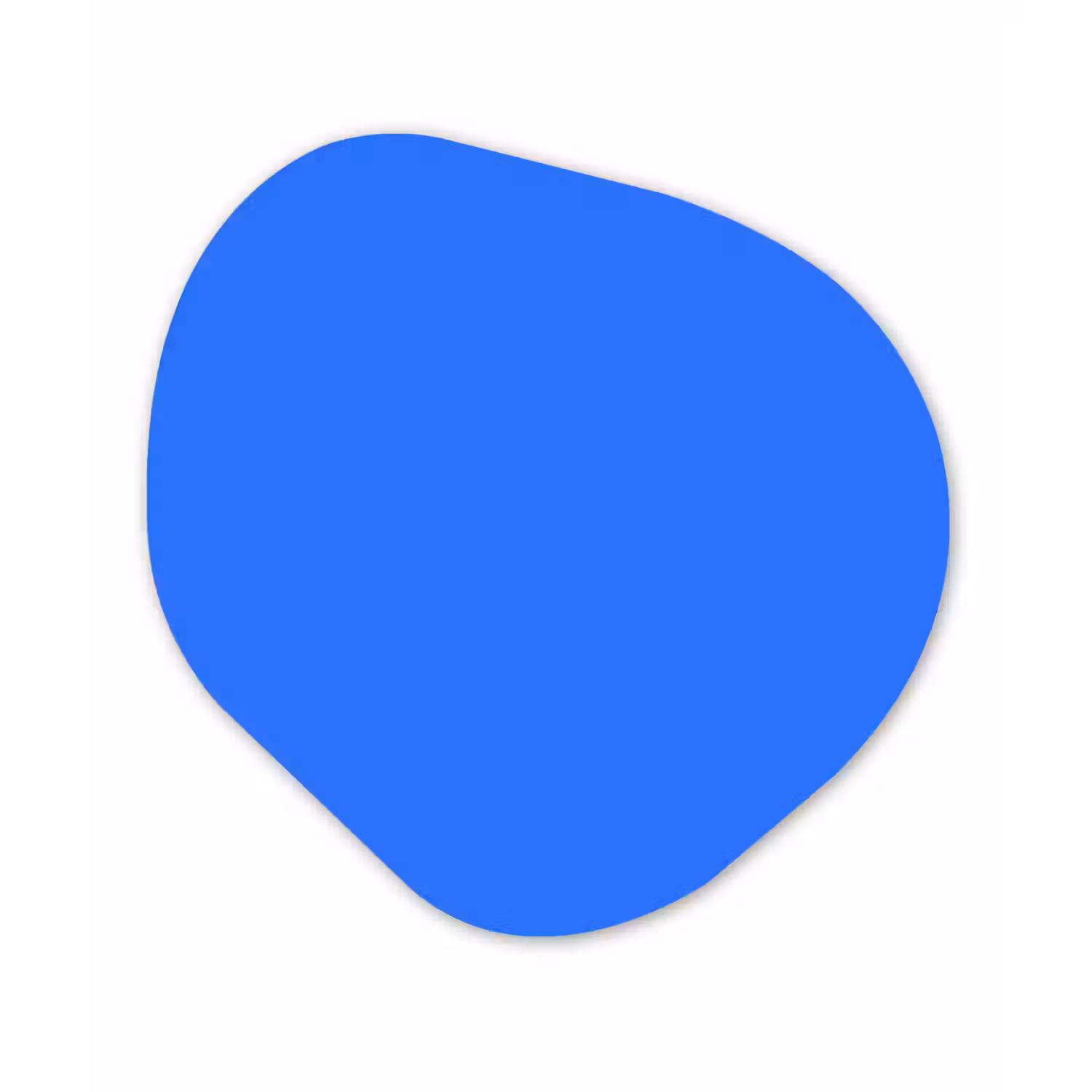 Vivid - Cobalt - Blauw Wandcirkel Organisch Aluminium middel 851 -3d