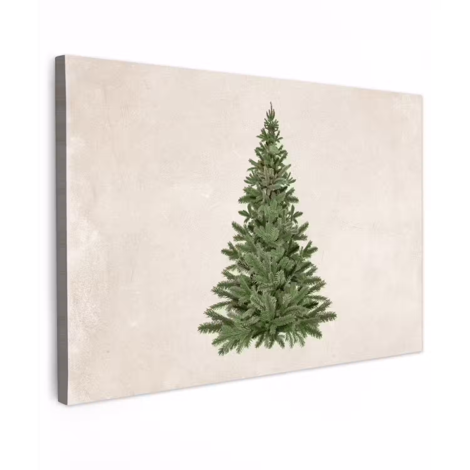 Kerstboom - Groen - Kerstmis - Feestdagen Tuinposter op houten frame 2 cm dik klein -3d