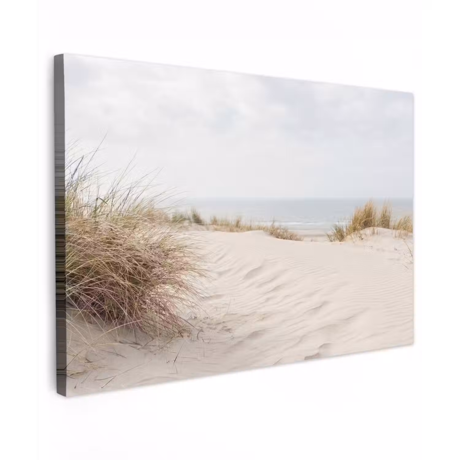 Wolken - Duinlandschap - Zand Tuinposter op houten frame 2 cm dik klein -3d