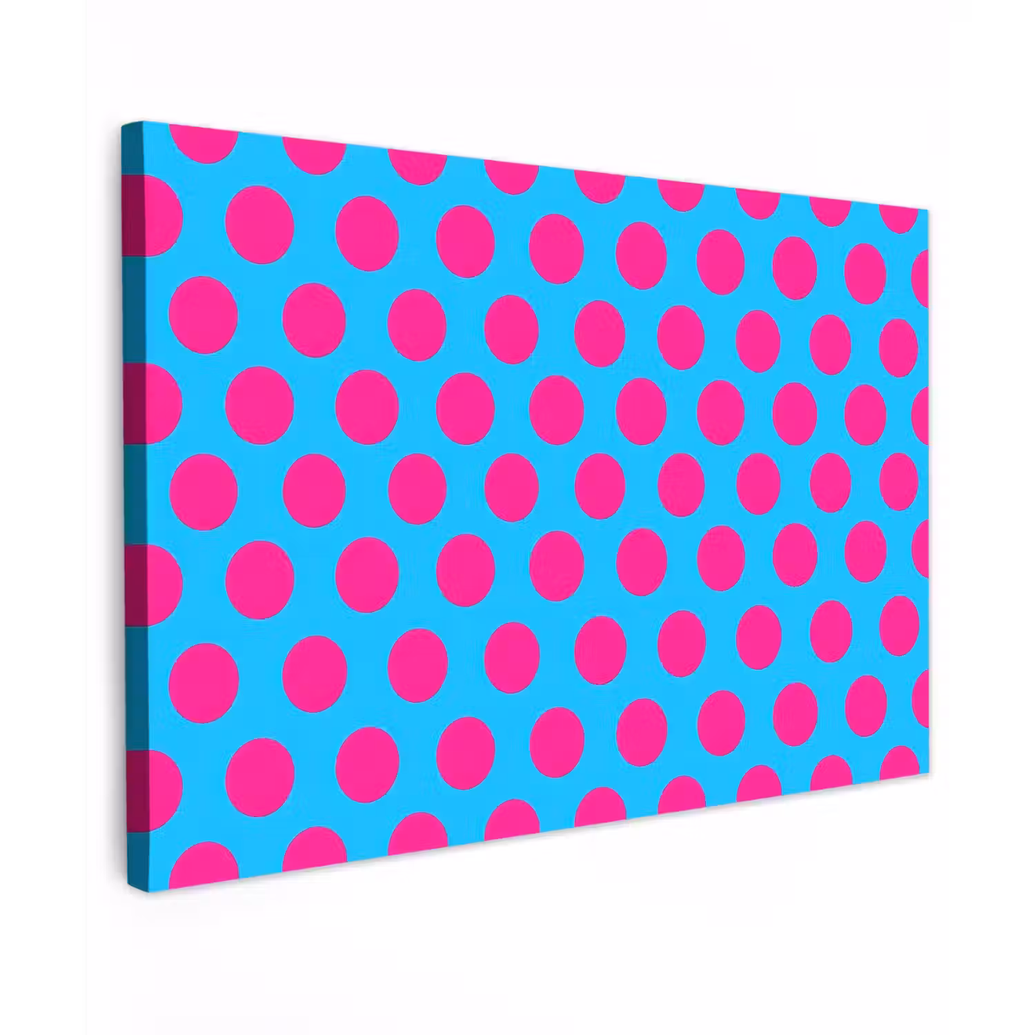 Stippen - Klassiek - Roze Tuinposter op houten frame 2 cm dik klein 845 -3d