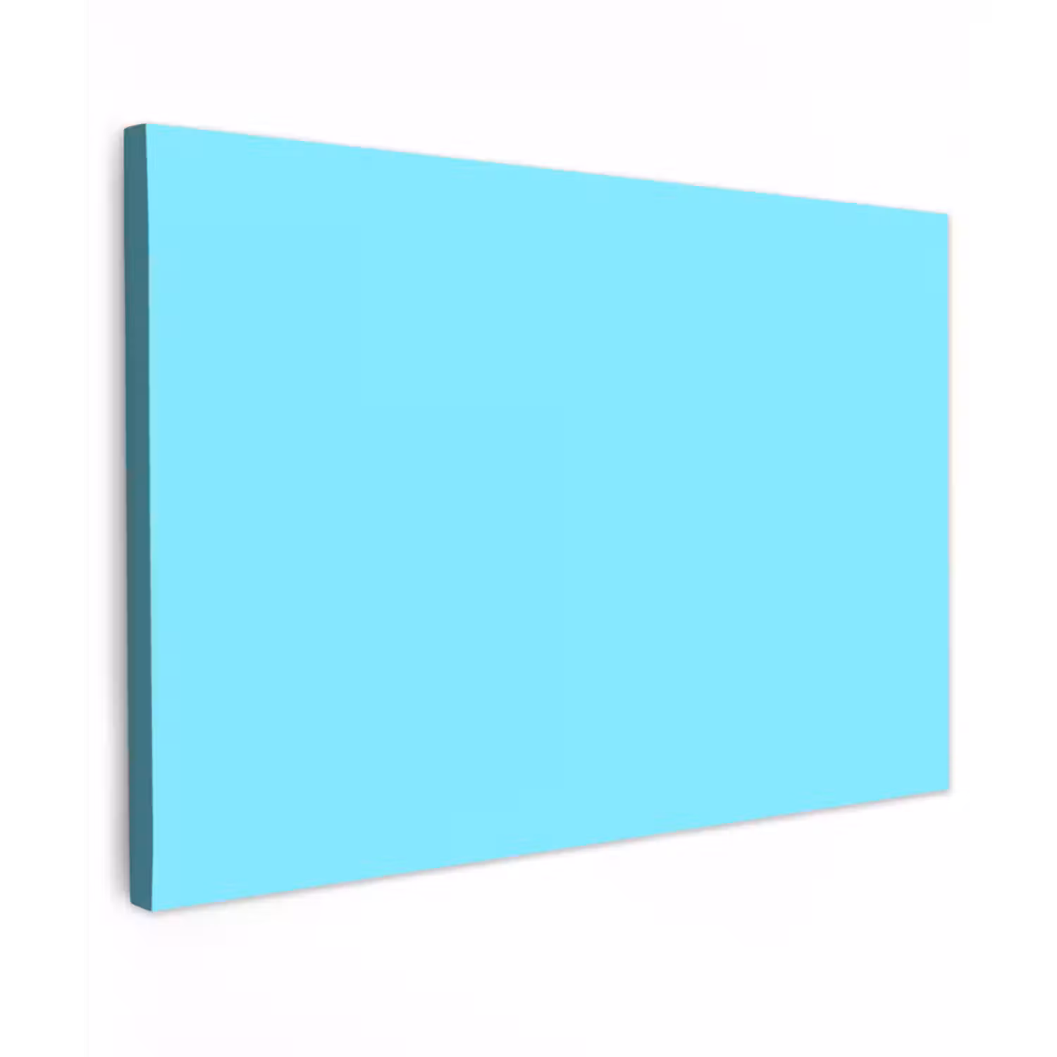 Electric - Cyan - Blauw Tuinposter op houten frame 2 cm dik klein 845 -3d