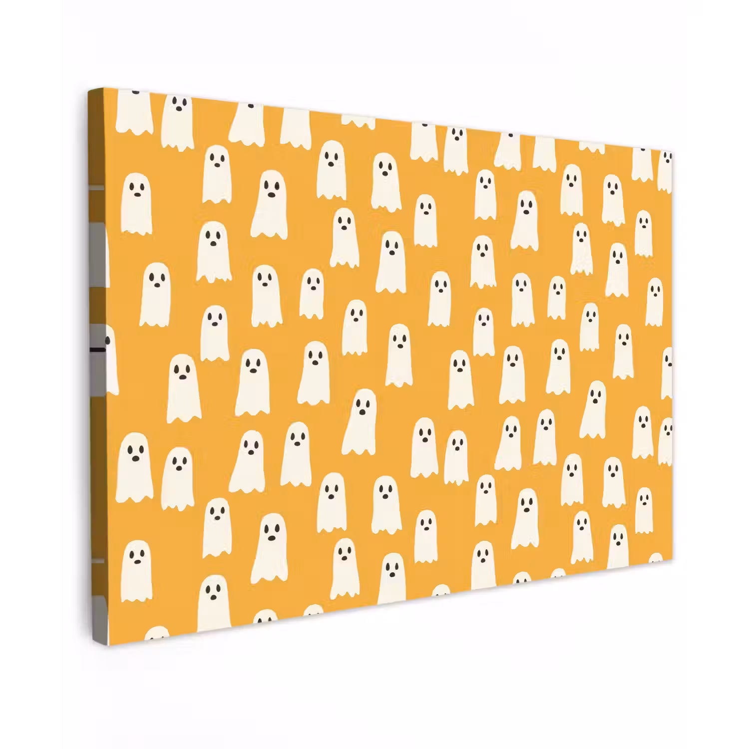 Halloween - Spookjes - Oker Tuinposter op houten frame 2 cm dik klein 845 -3d