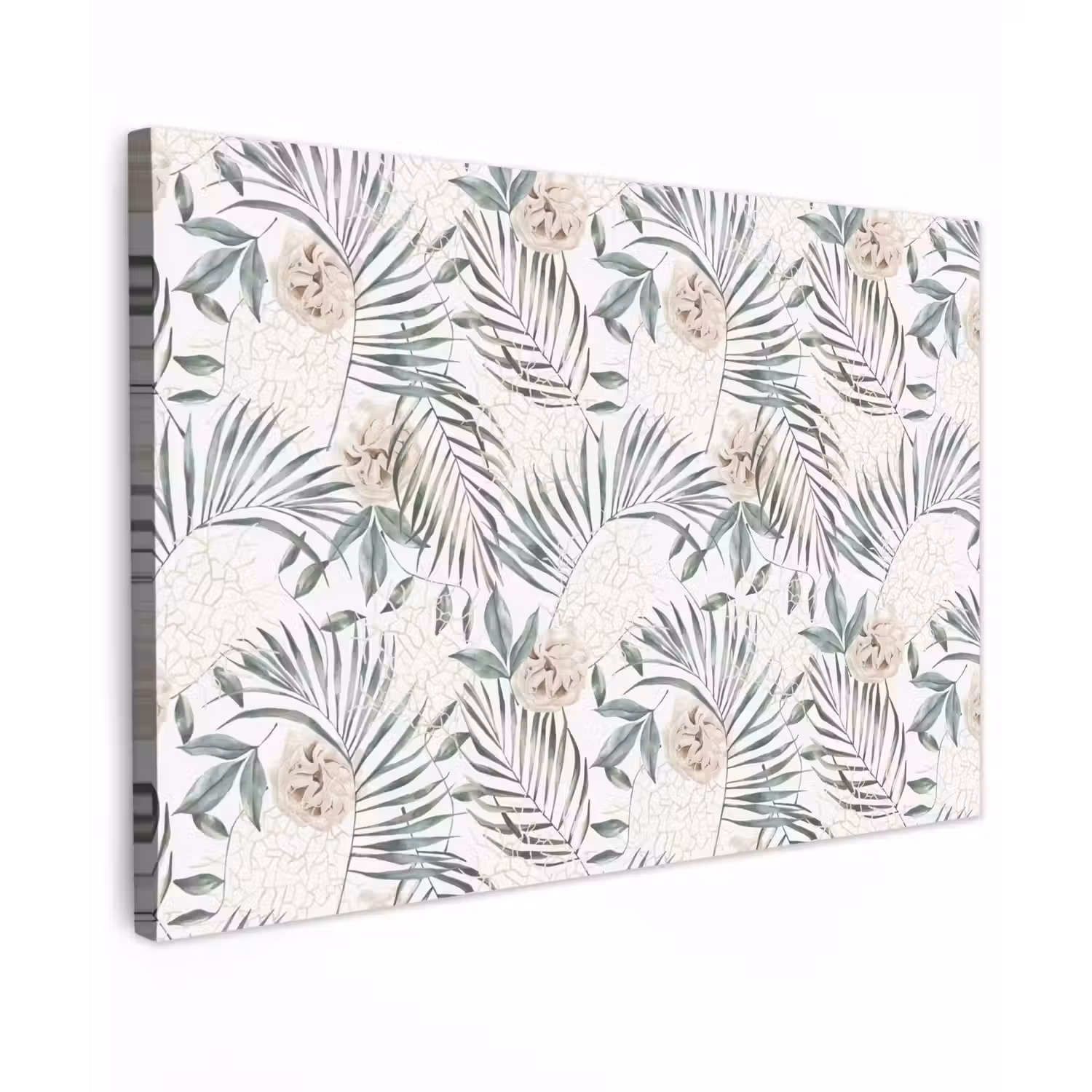 Monstera - Palmblad - Jungle - Tropisch Tuinposter op houten frame 2 cm dik klein -3d