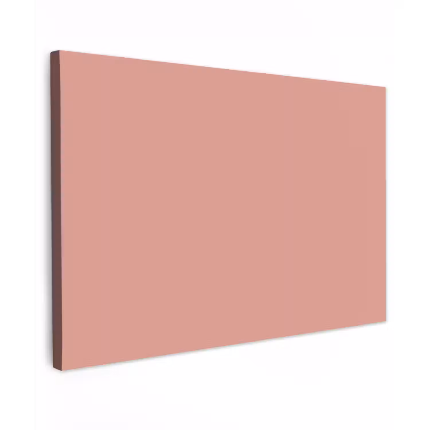 Muted - Salmon - Koraal Tuinposter op houten frame 2 cm dik klein 845 -3d