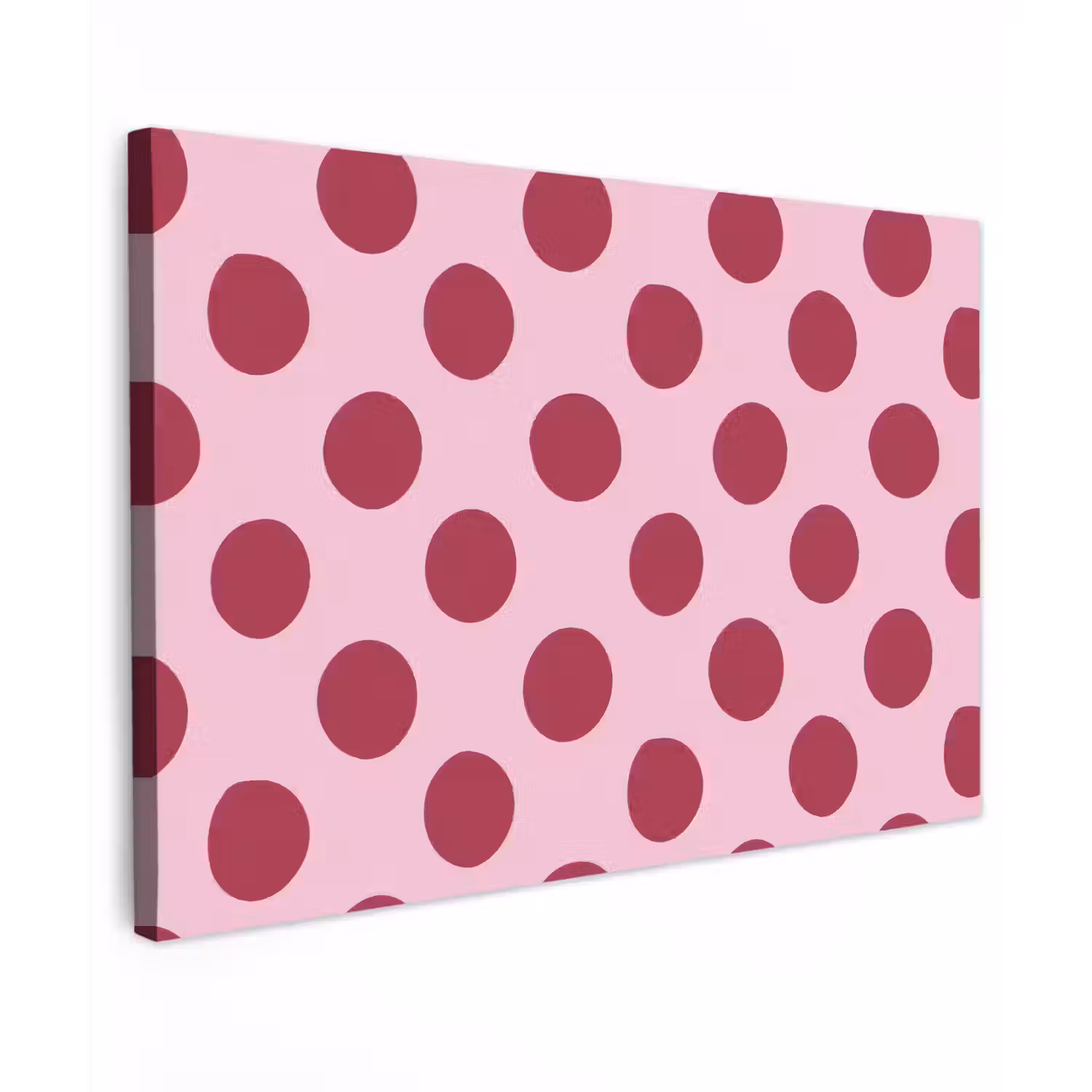 Stippen - Patroon - Bordeaux Tuinposter op houten frame 2 cm dik klein 845 -3d