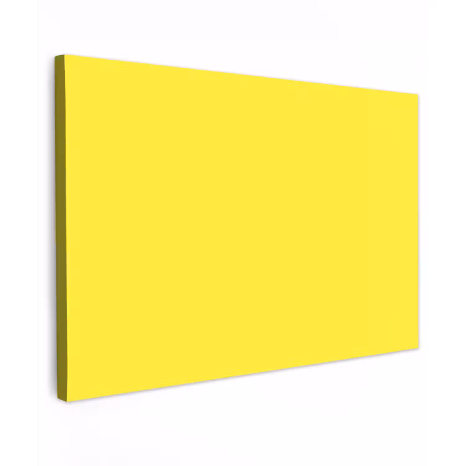 Soft - Custard - Geel Tuinposter op houten frame 2 cm dik klein 845 -3d