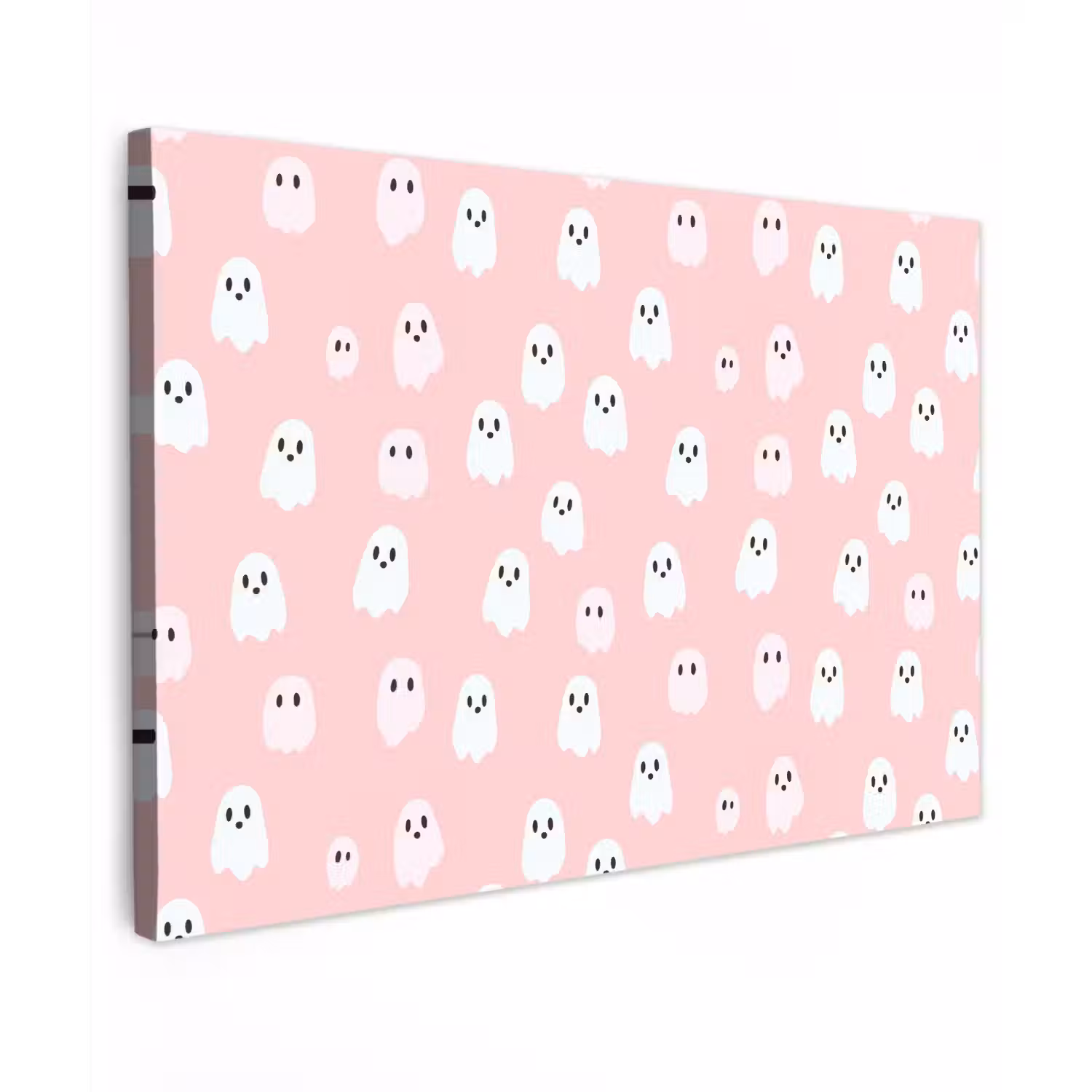 Spookjes - Patroon - Roze Tuinposter op houten frame 2 cm dik klein 845 -3d